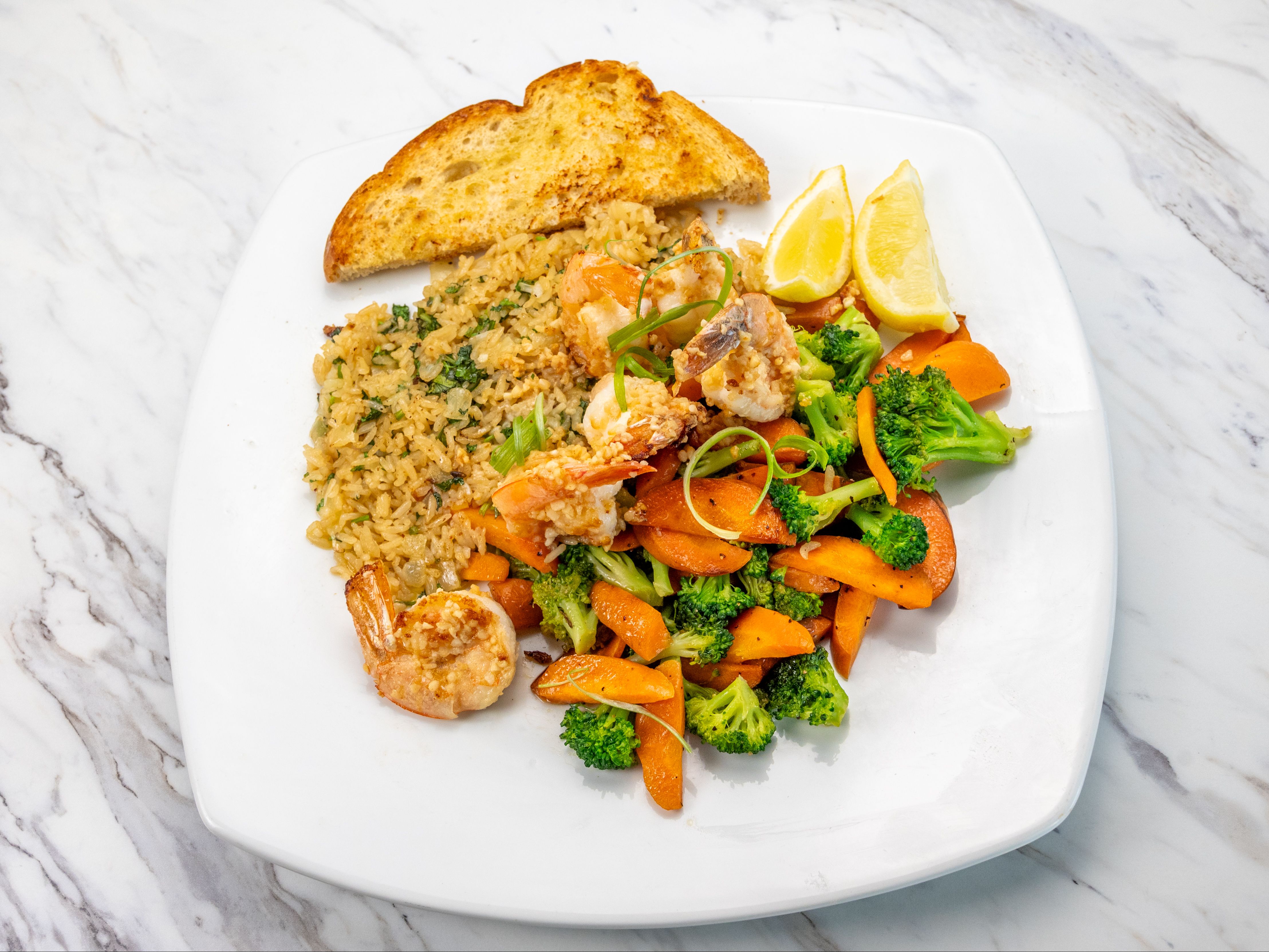 Garlic Shrimp.