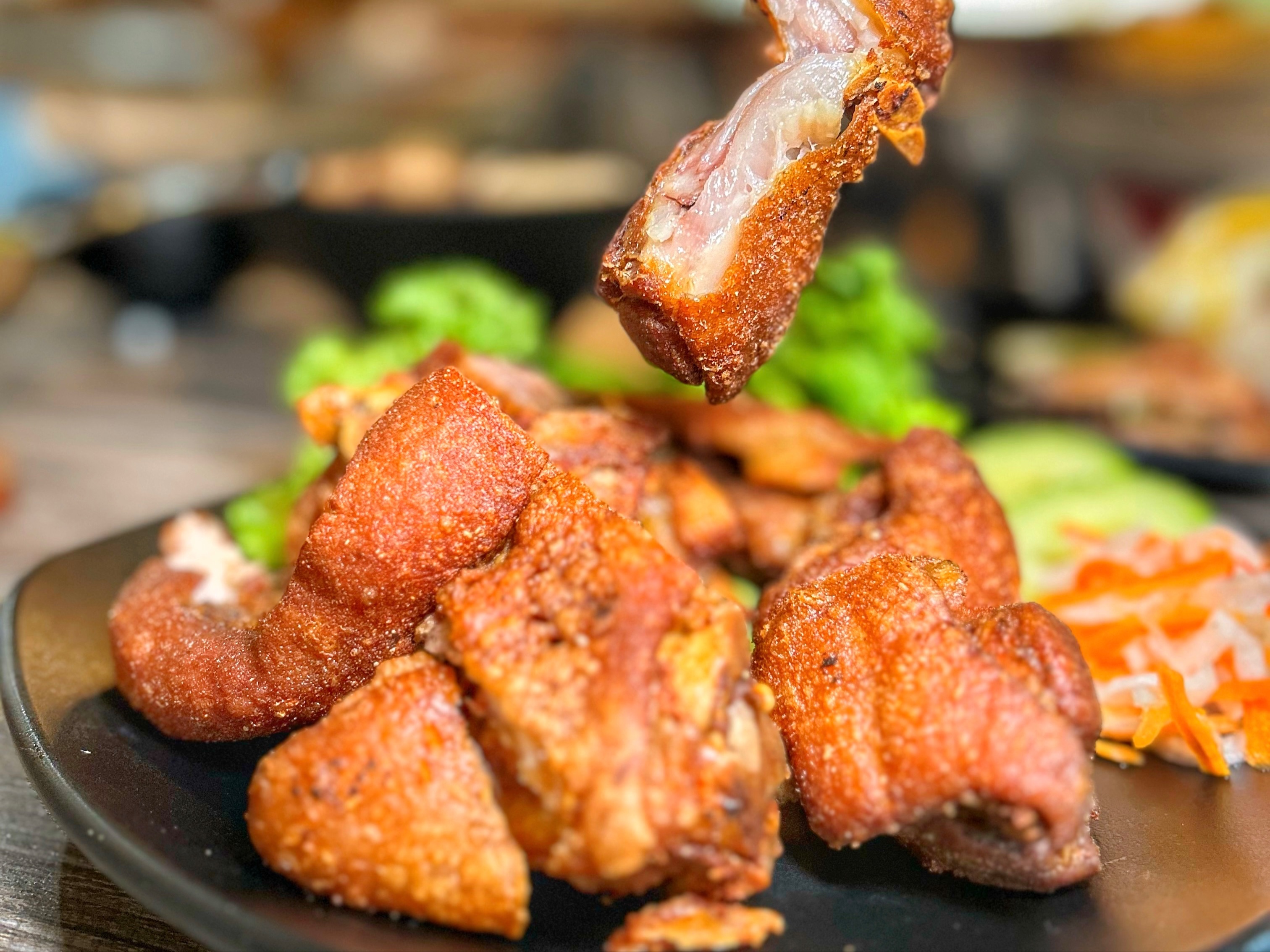 Chopped Crispy Pata.