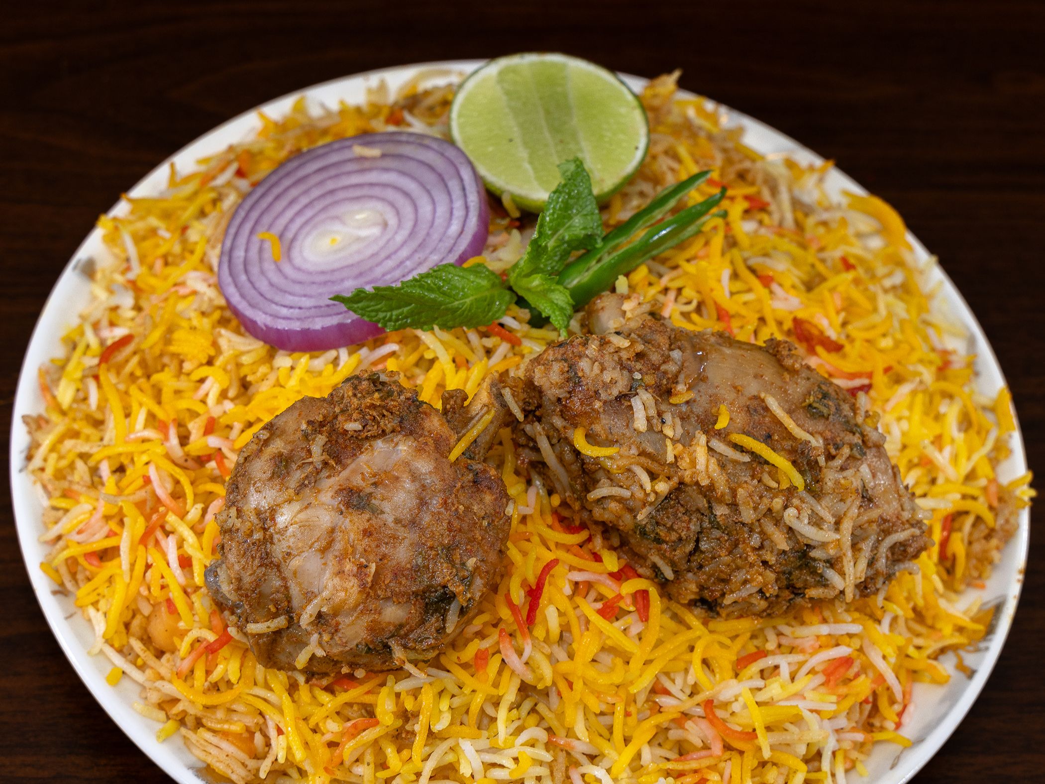 Chicken Dum Biryani.