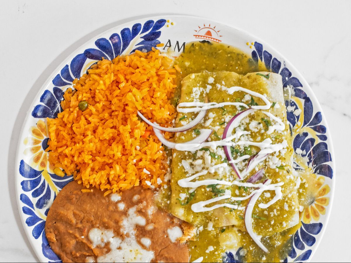 Enchiladas Verdes Steak.