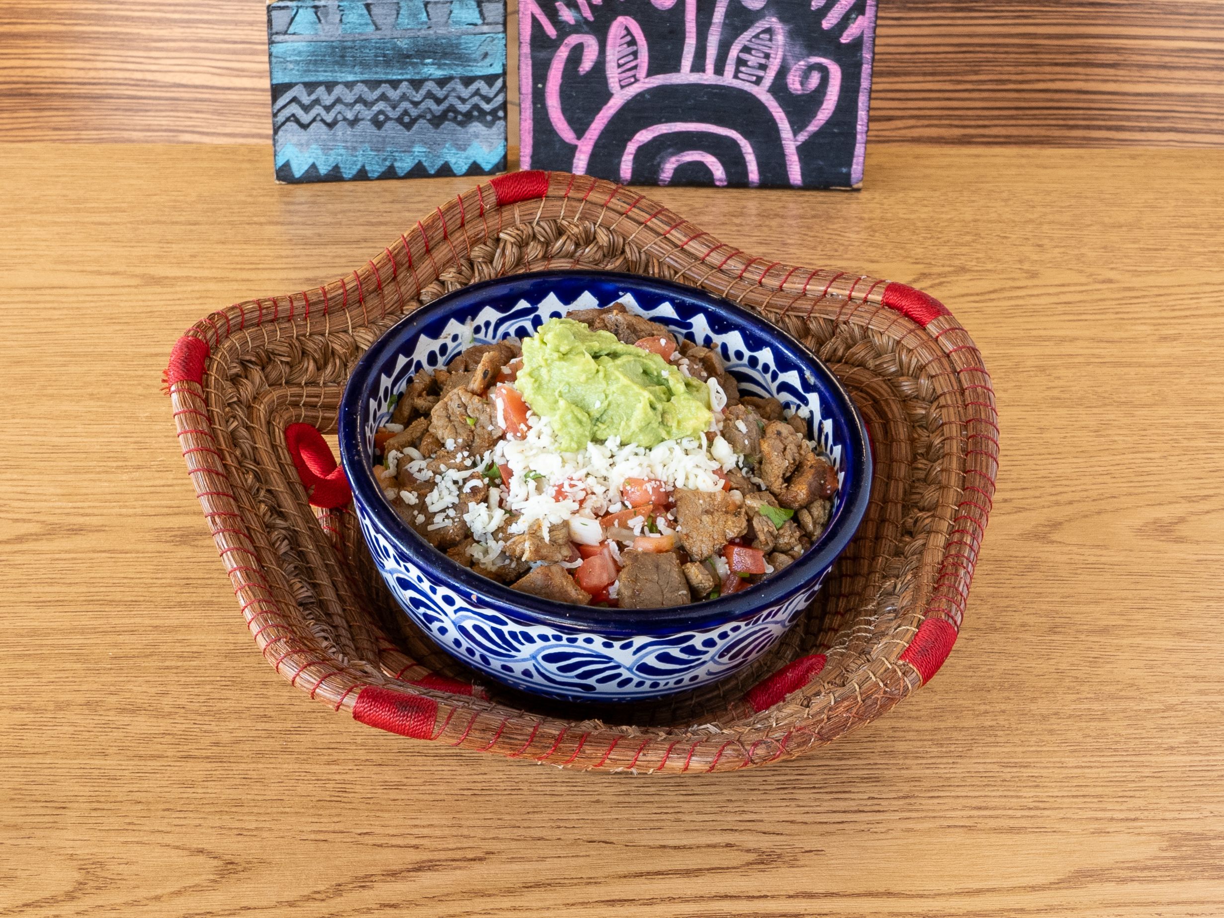 Short Ribs BBQ (pork)  Burrito Bowl.