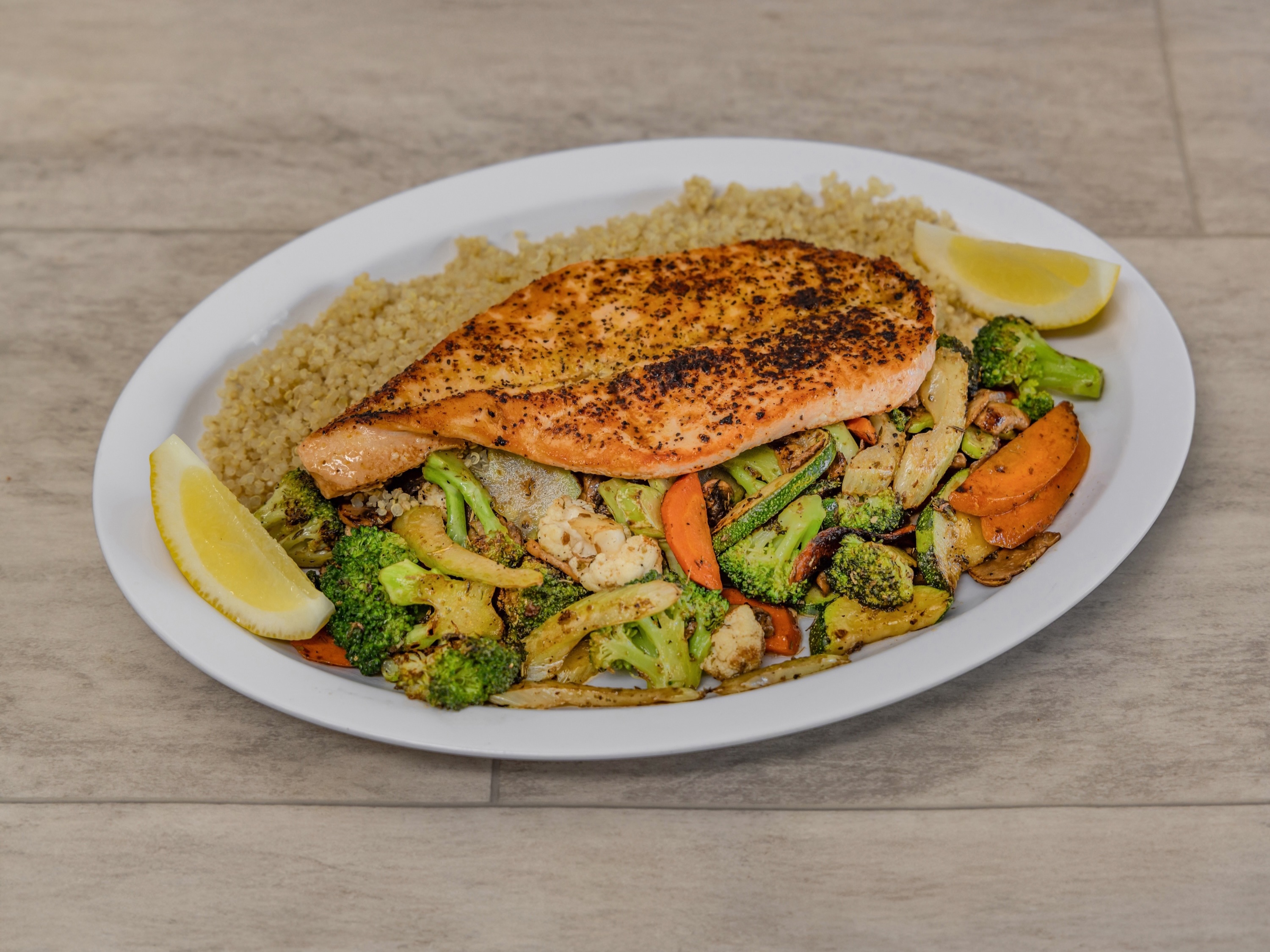 Salmon Plate.