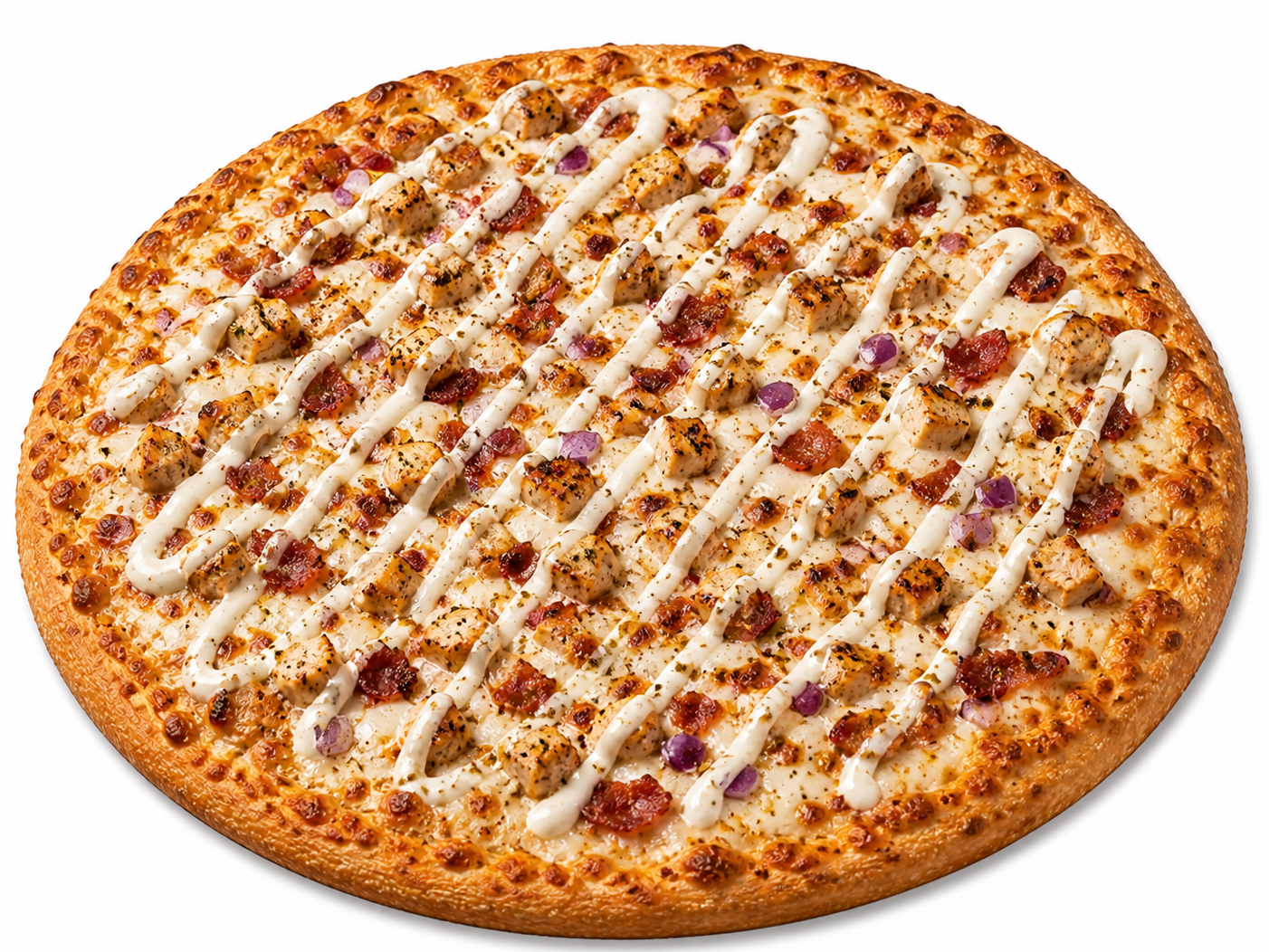 Chicken Bacon Ranch Pizza⭐.