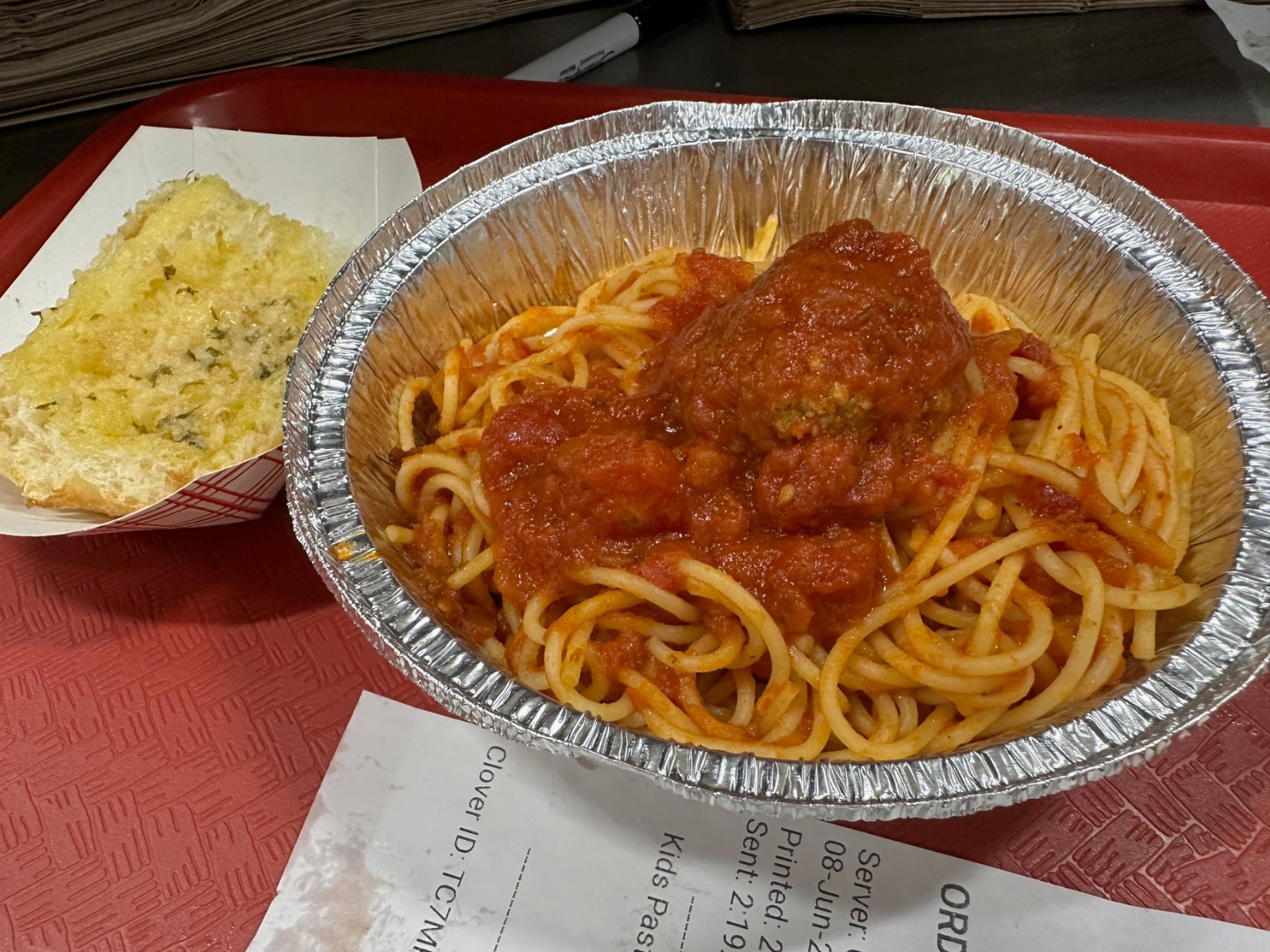 Kids Pasta with Meatball (online)