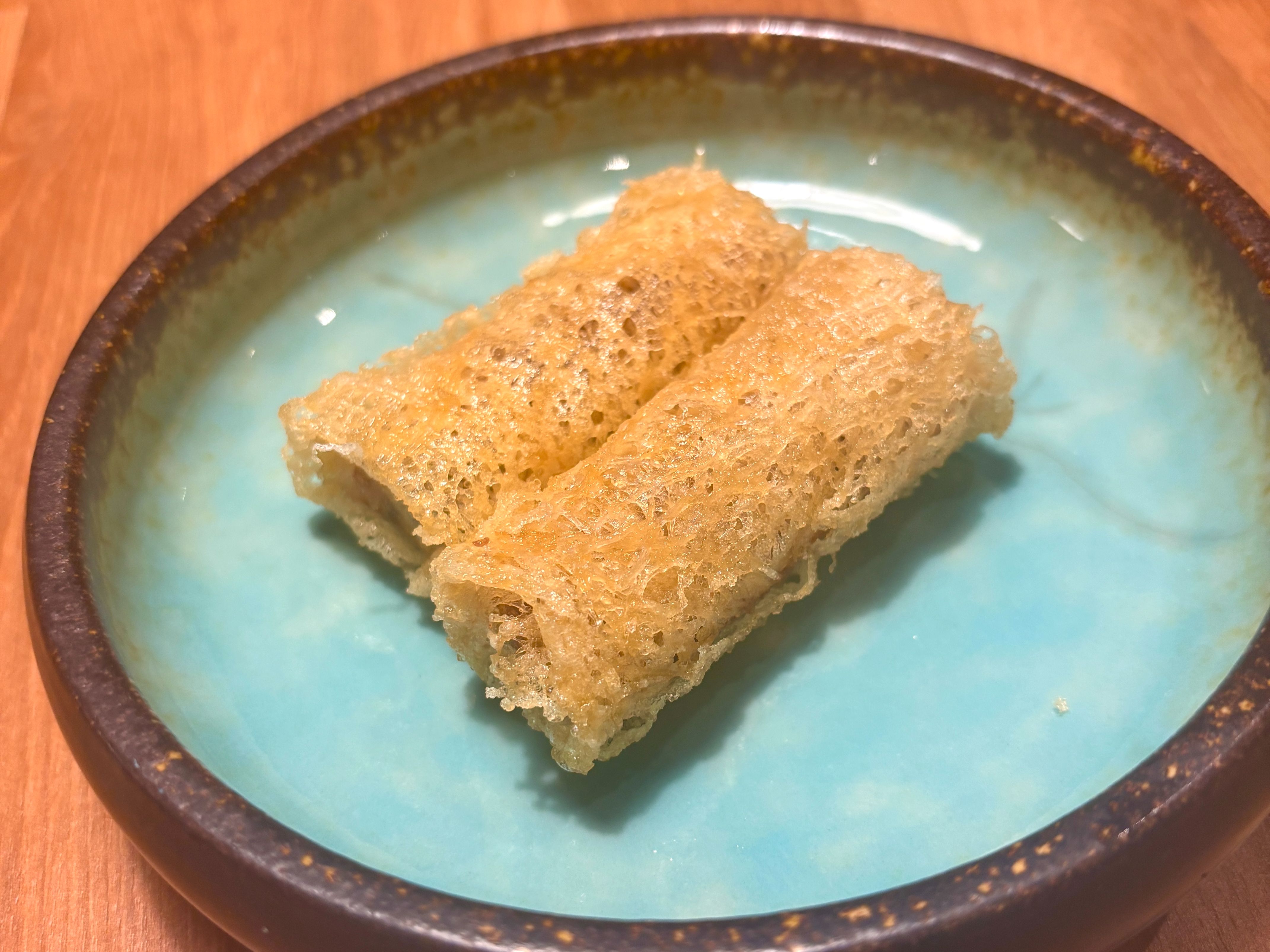 Croustillant d'igname de Chine/Crispy Chinese Yam Roll/山药卷