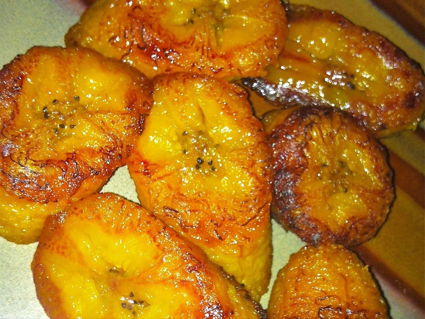 Side - Baked Sweet Plantains.