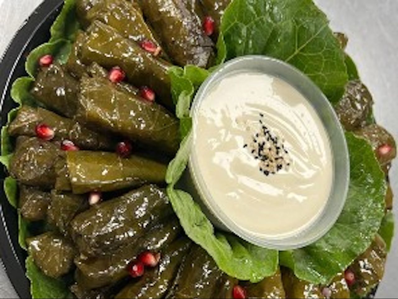 Meat Grape Leaves.
