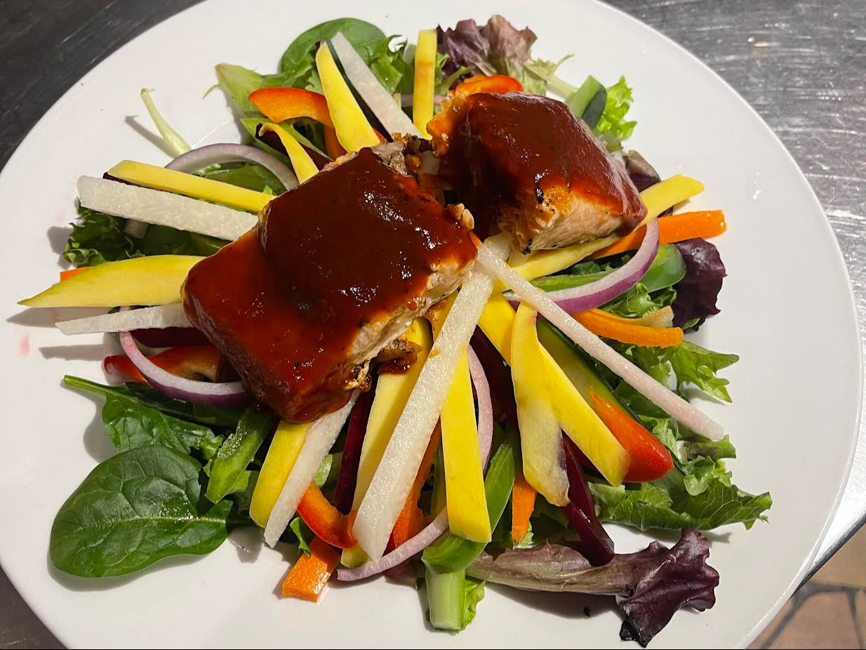 CHIPOTLE BBQ SALMON SALAD