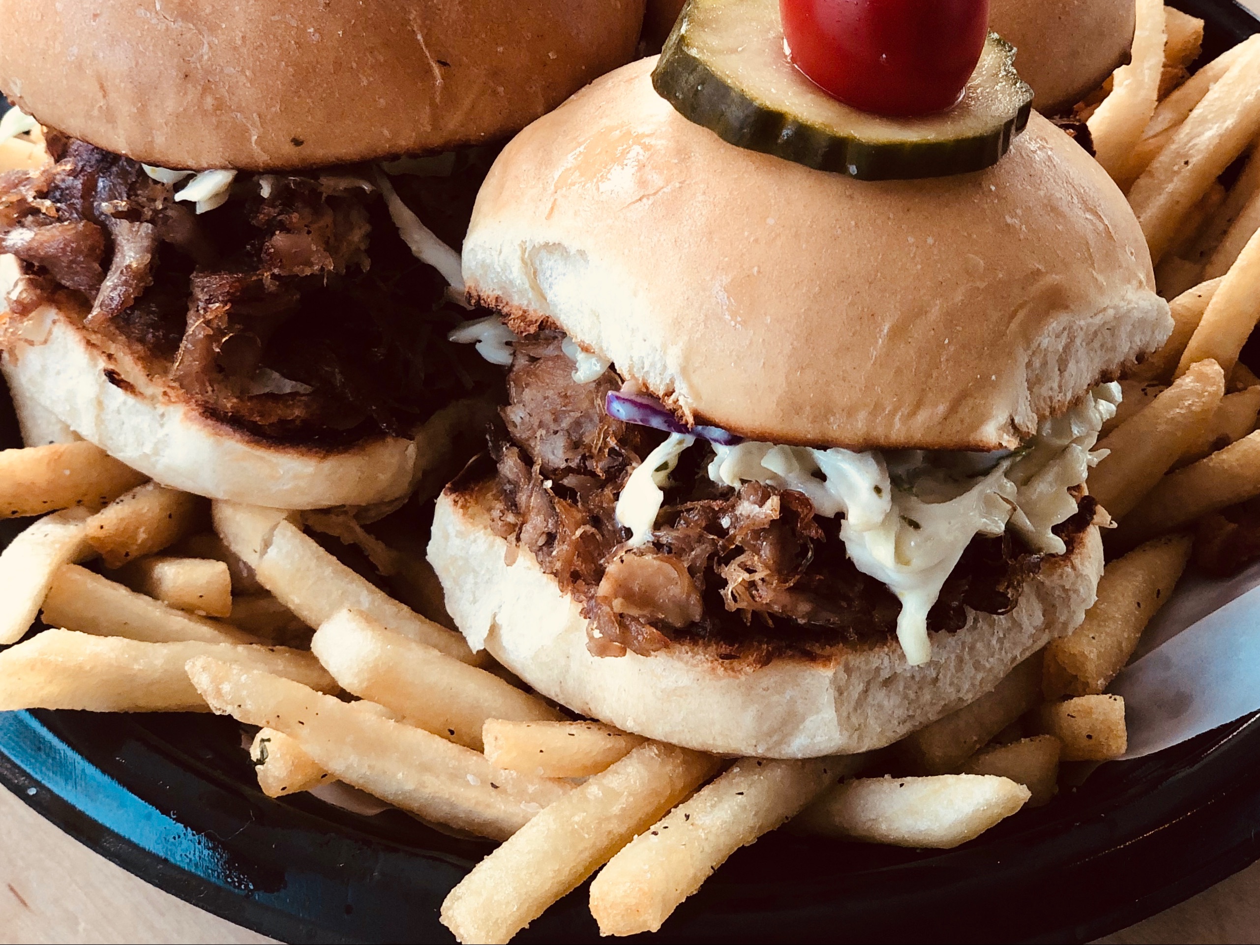 Pork Sliders.