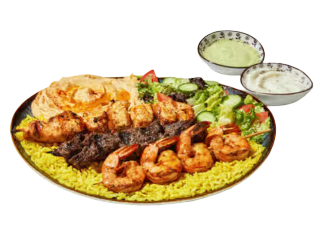 #9 Combo Trio Plate.