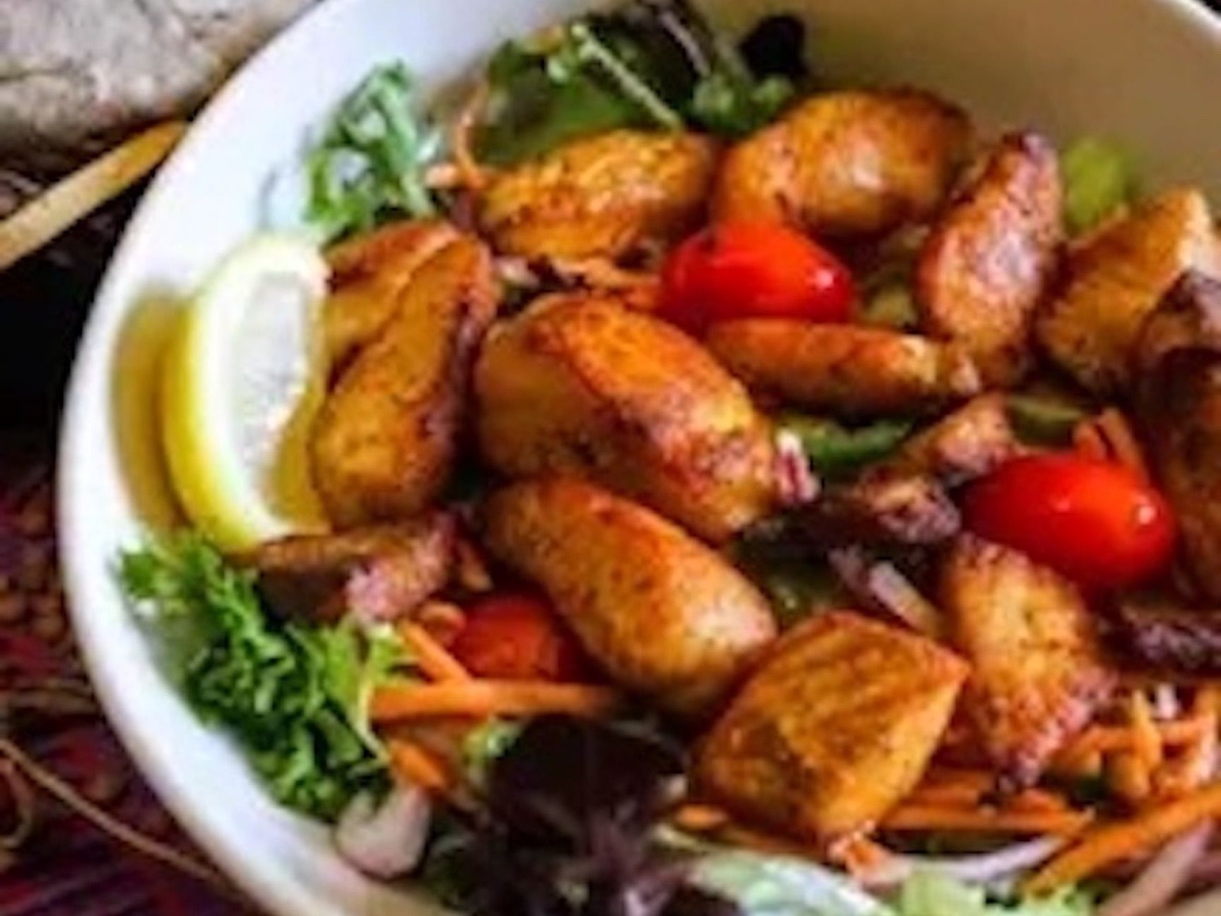 Fish (Tilapia) Salad*.