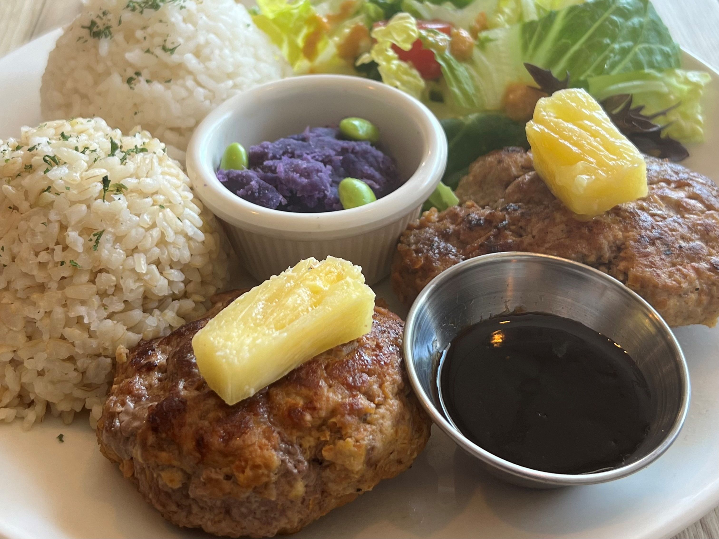 Hamburger Steak Plate.