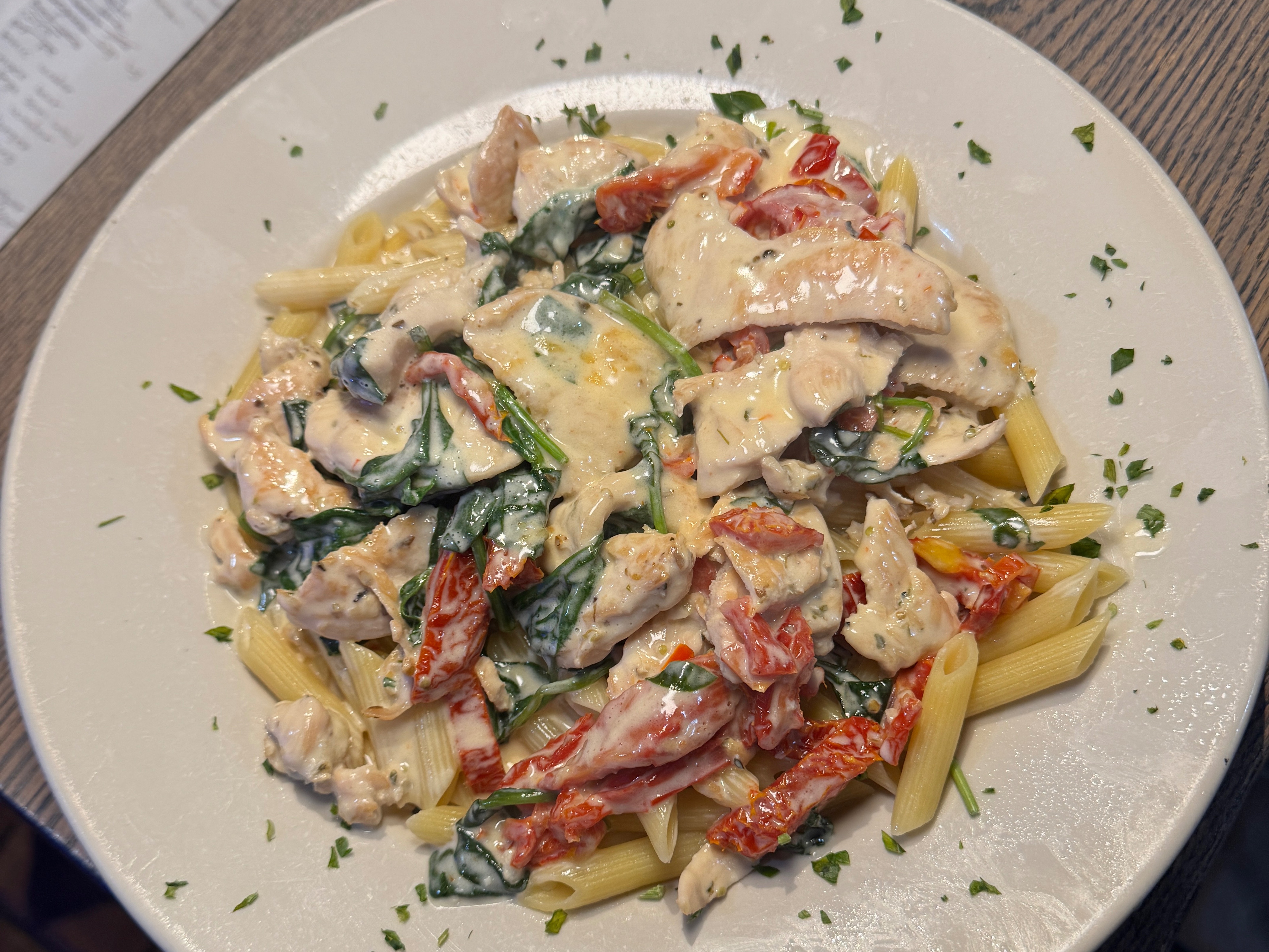 Chicken Scallopine A La Lily.