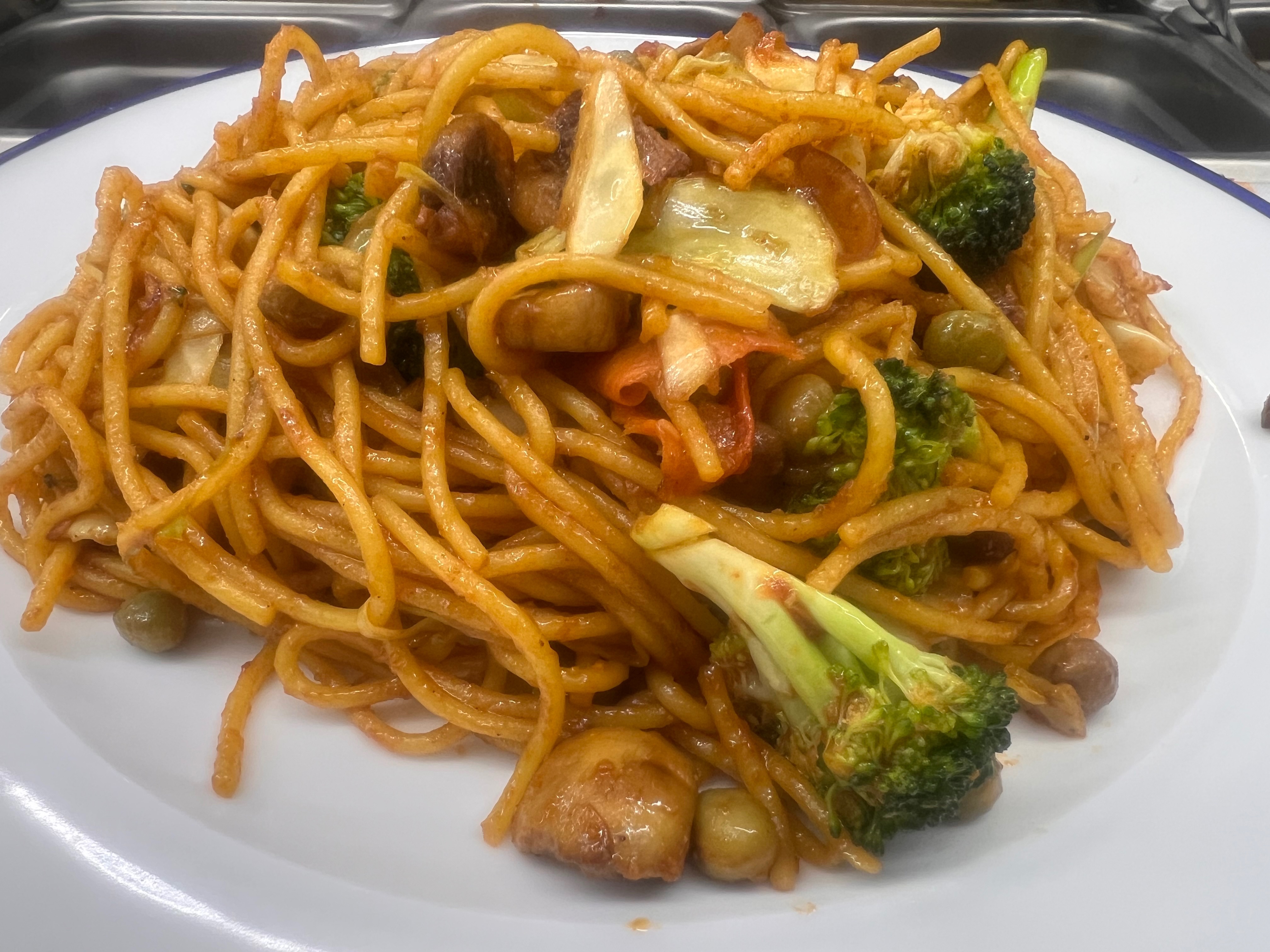 Shrimp Chowmein/Noodles.
