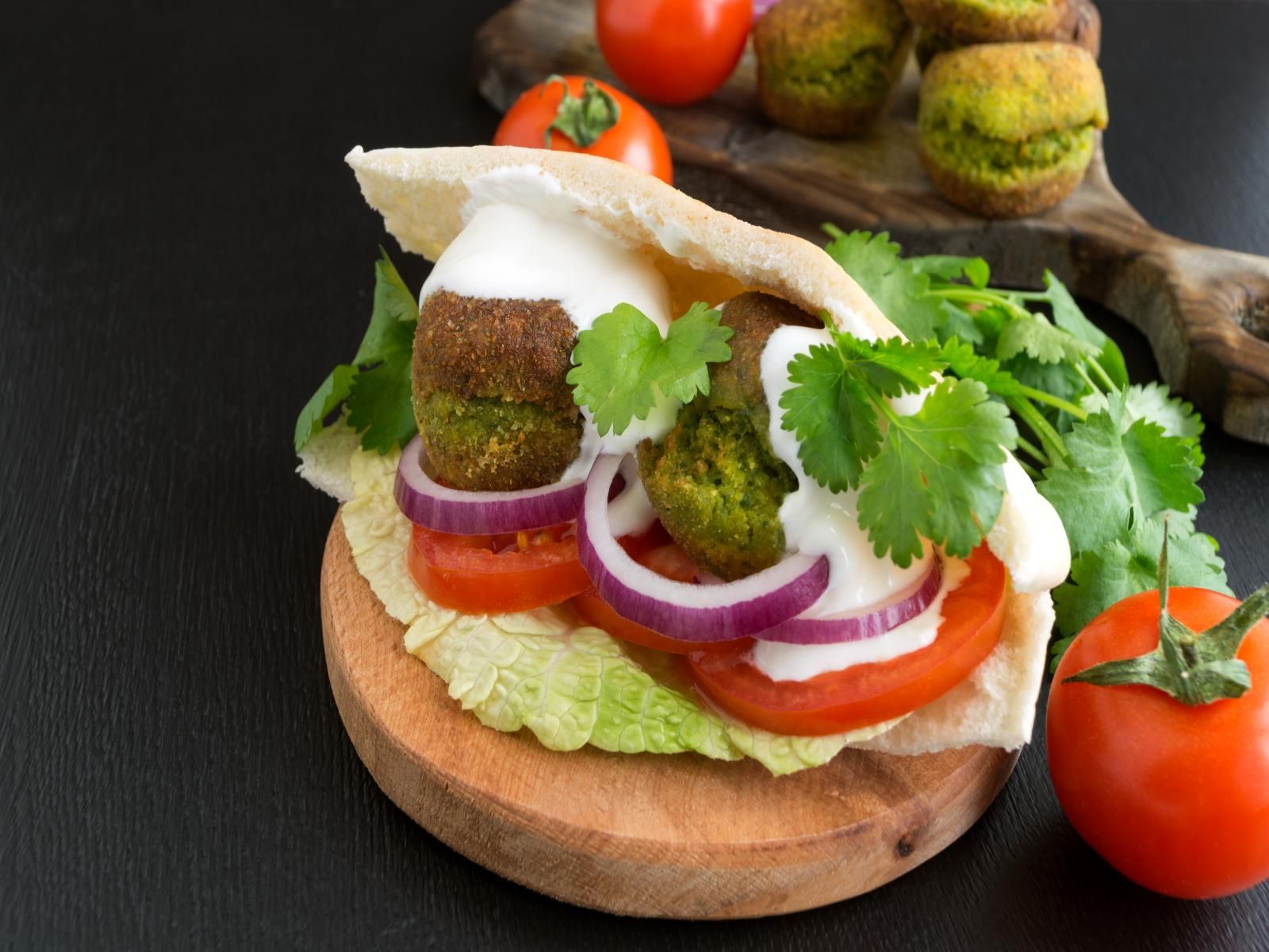 Falafel Sandwich.