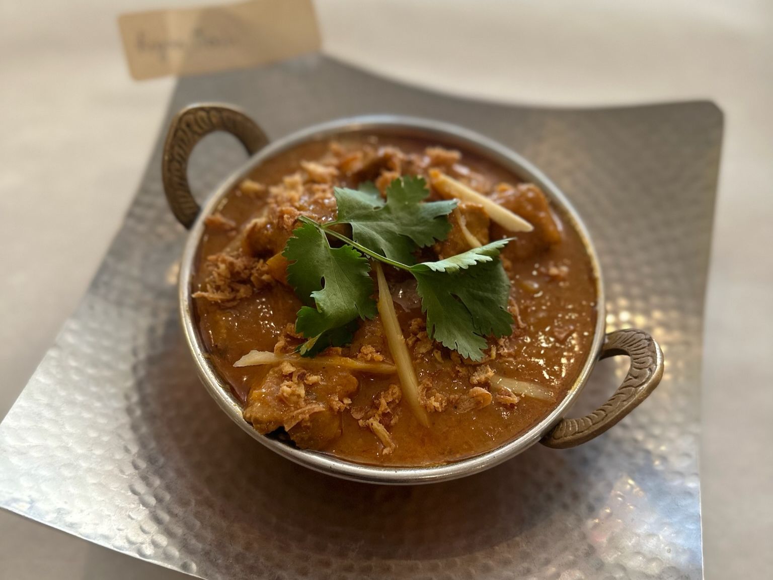 Bhuna Chicken.