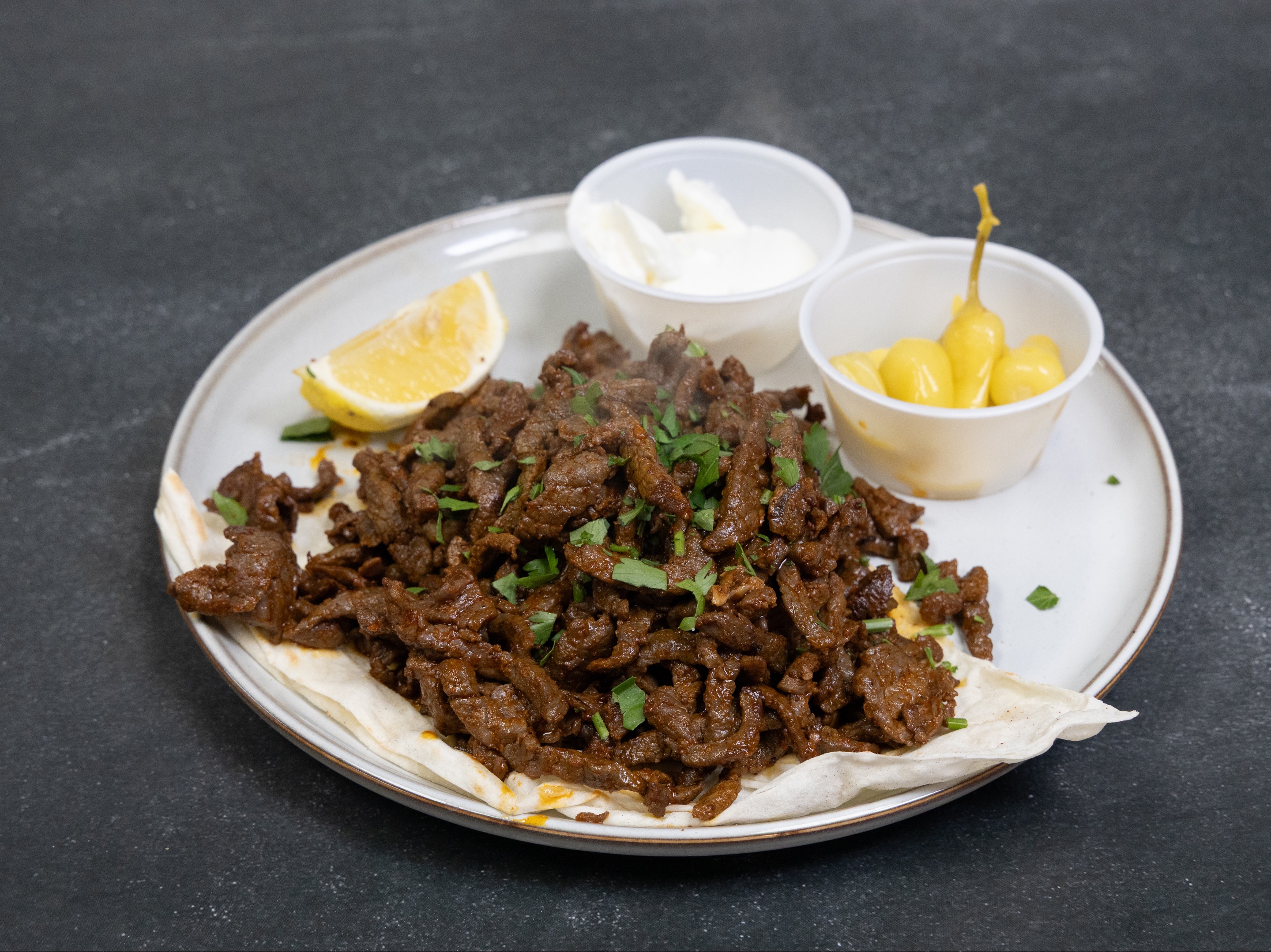 Beef Tantuni Plate.