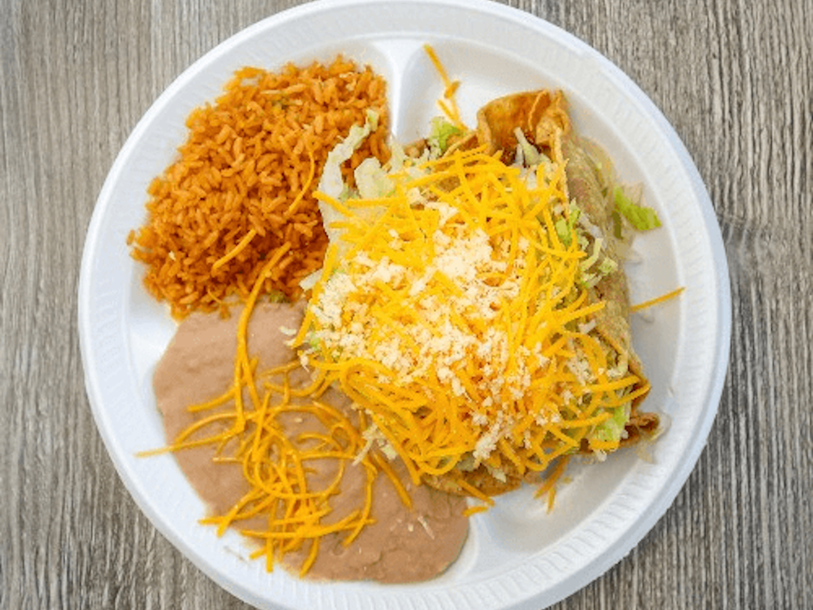 Shredded Beef Crispy Taco.