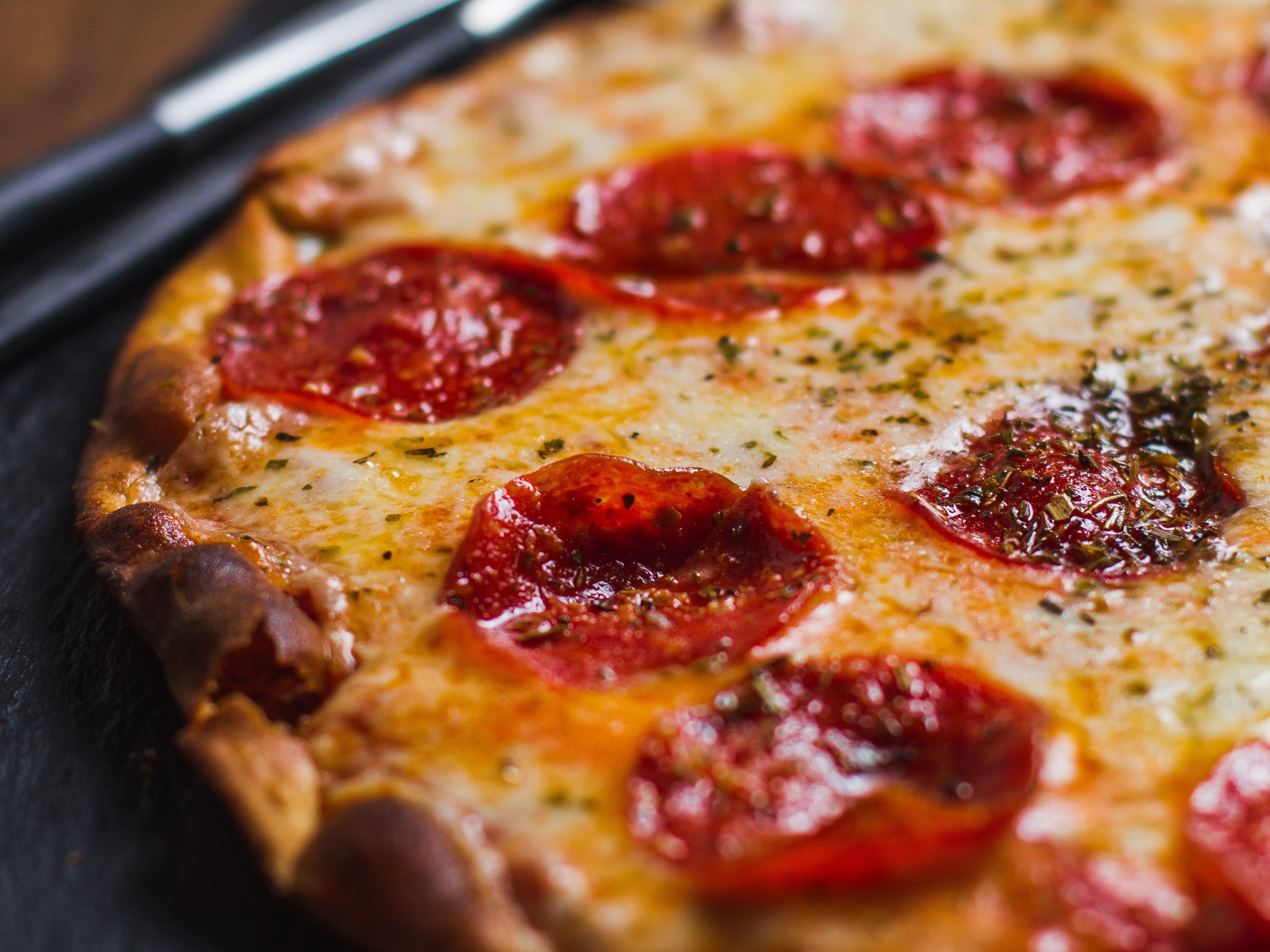 12" Diavola Pizza.