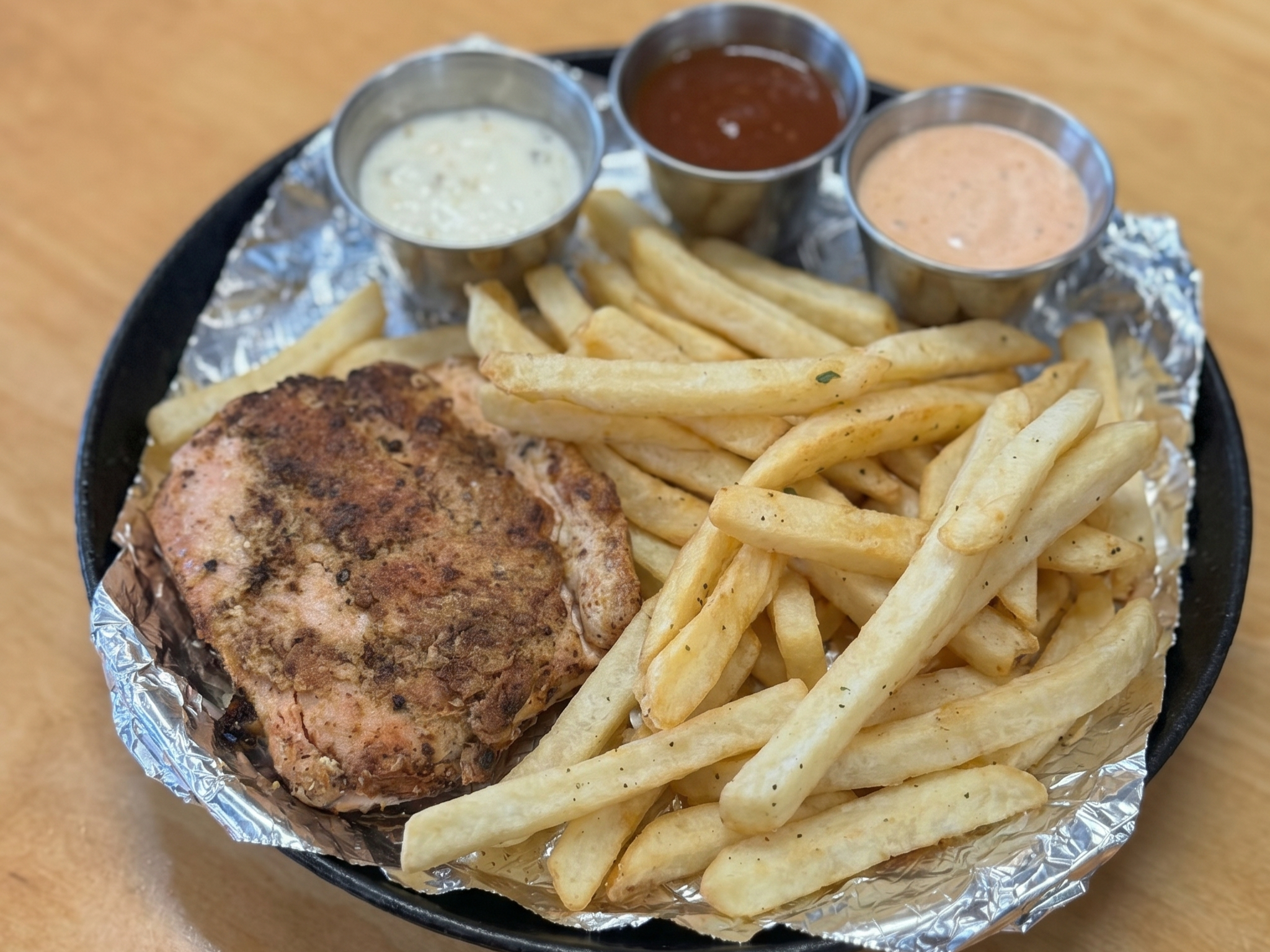 Salmon and Fries