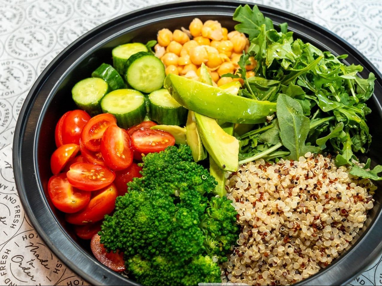 Chickpea Salad Bowl.