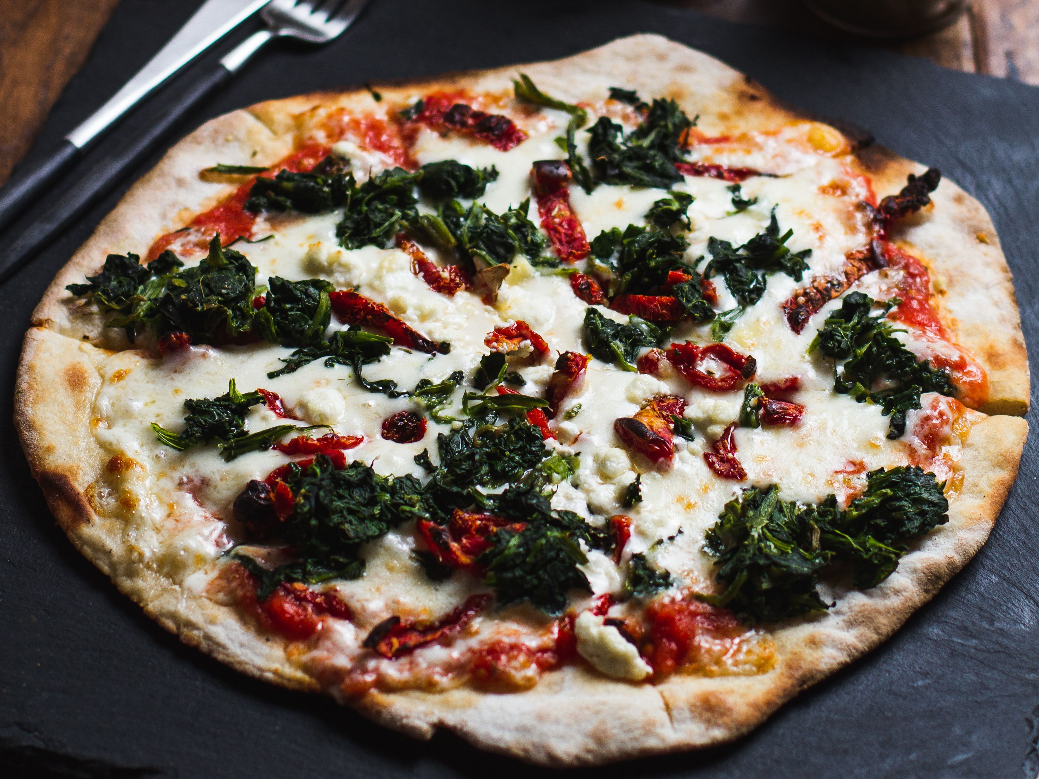 12" Popeye Pizza.