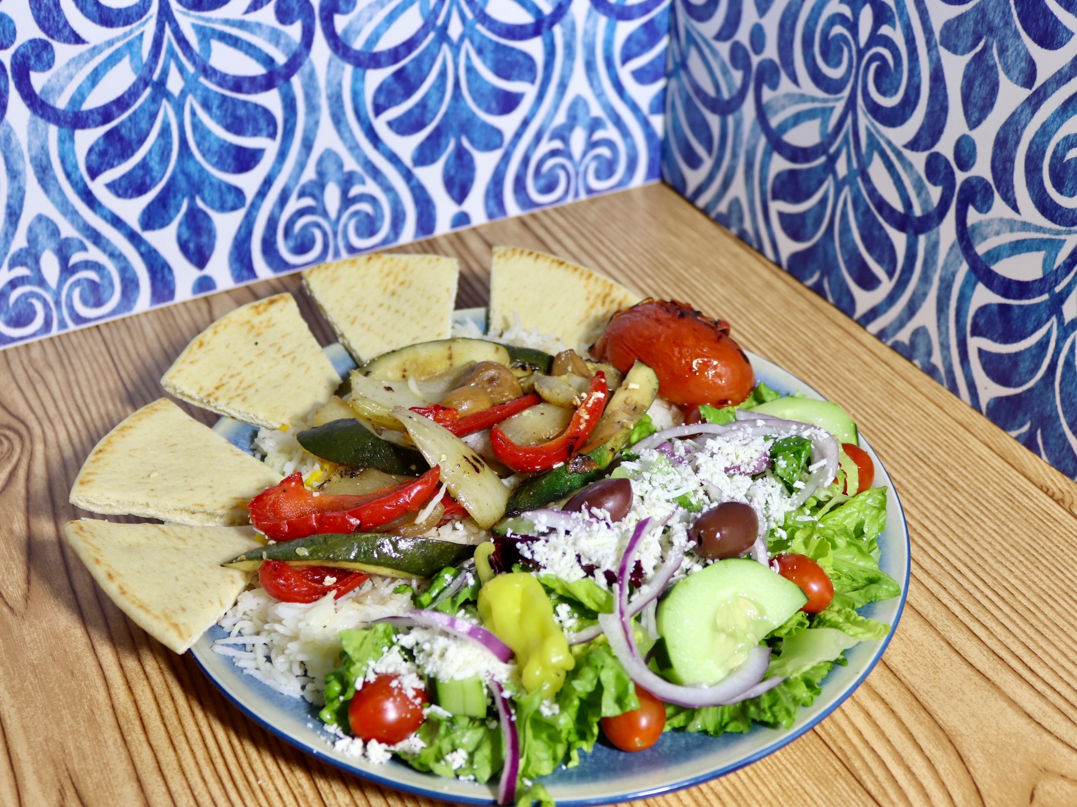 Grilled Vegetable Plate.