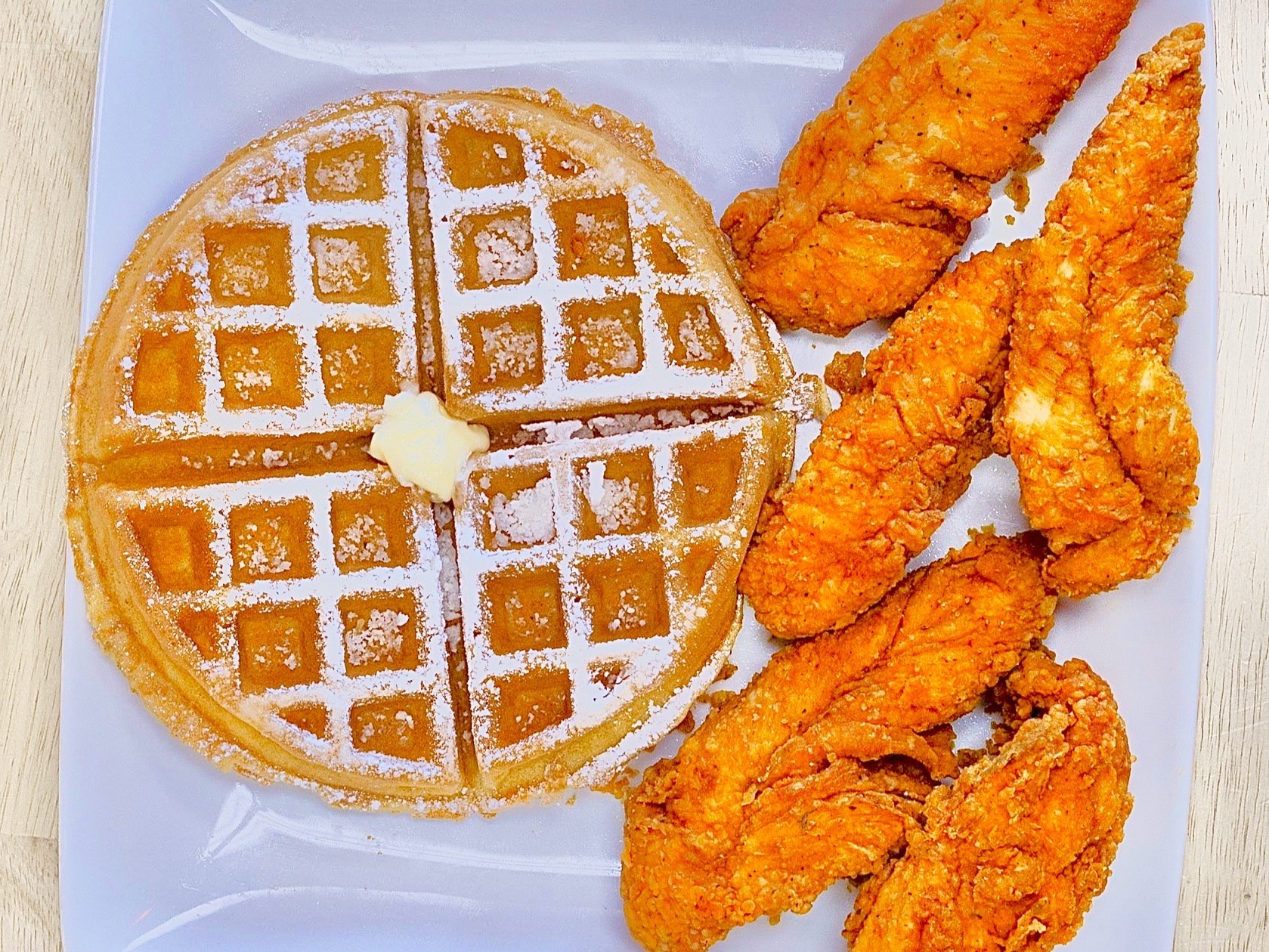 5 Tenders & 1 Waffle.