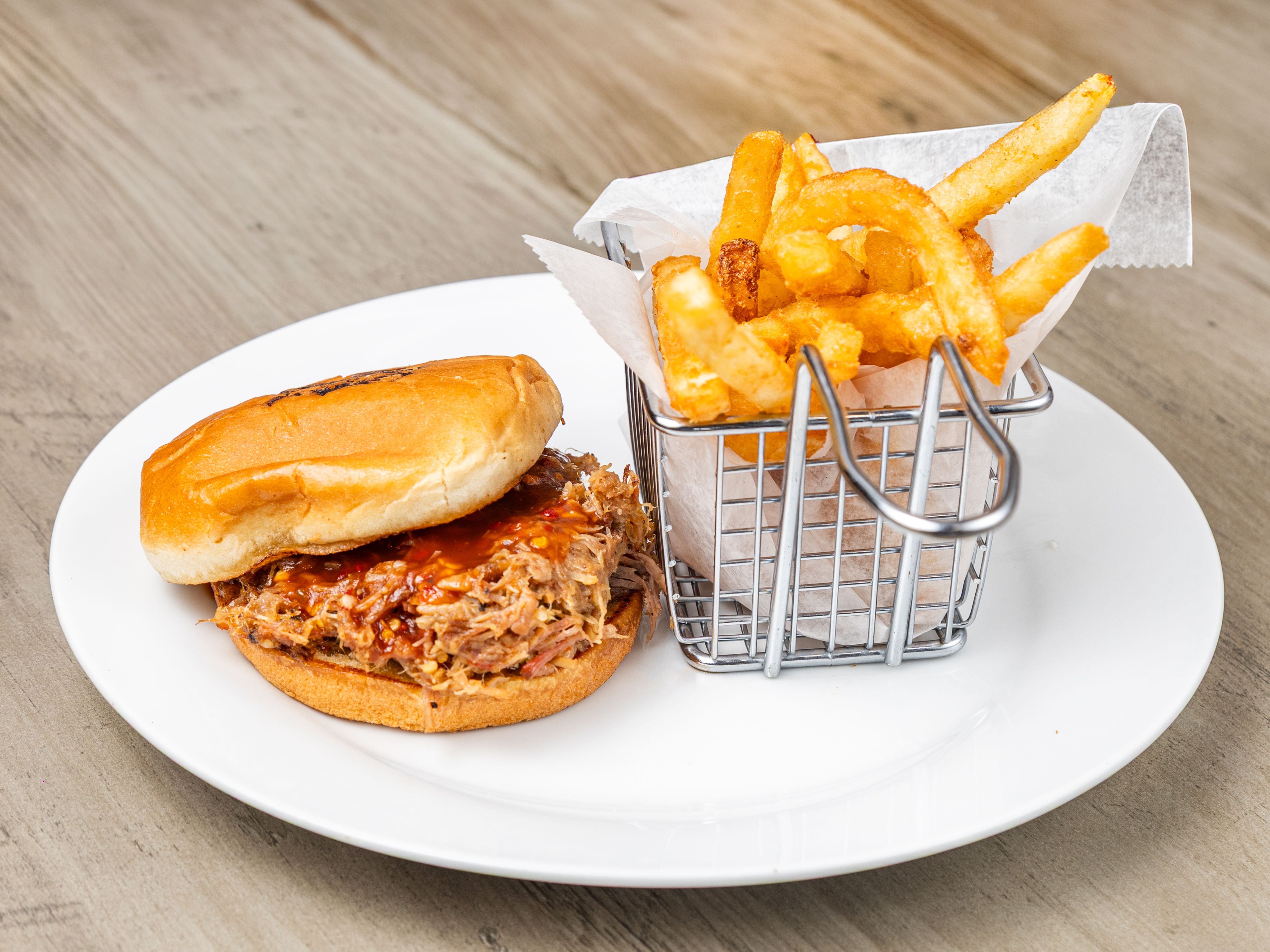 Pulled Pork Sandwich.