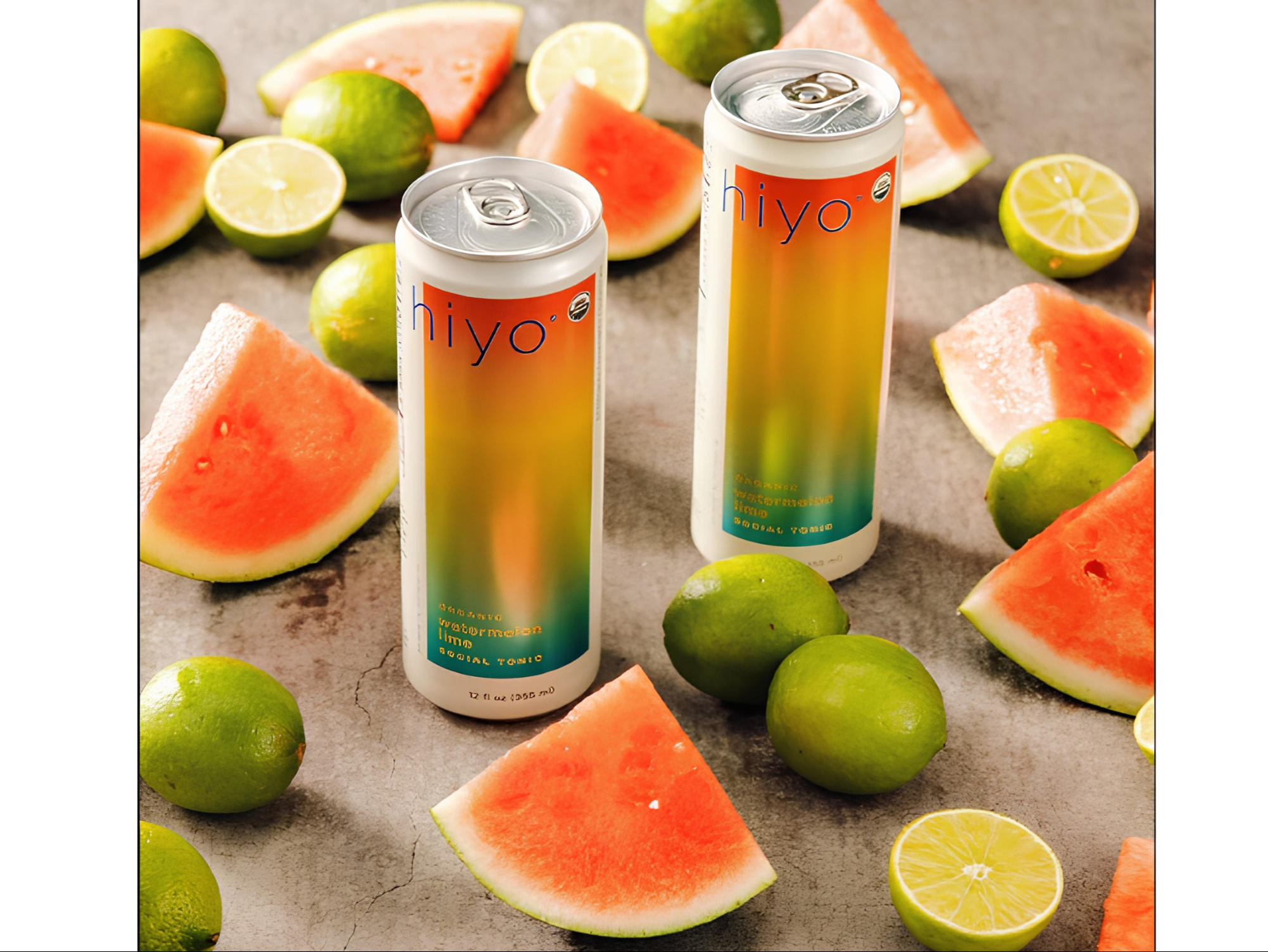 Hiyo Organic Social Tonic Watermelon Lime.