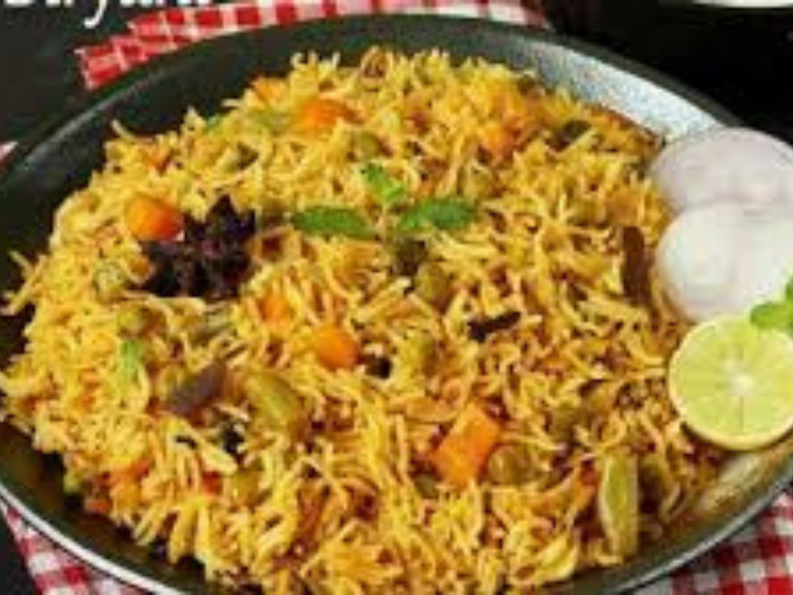 Veg Biryani.