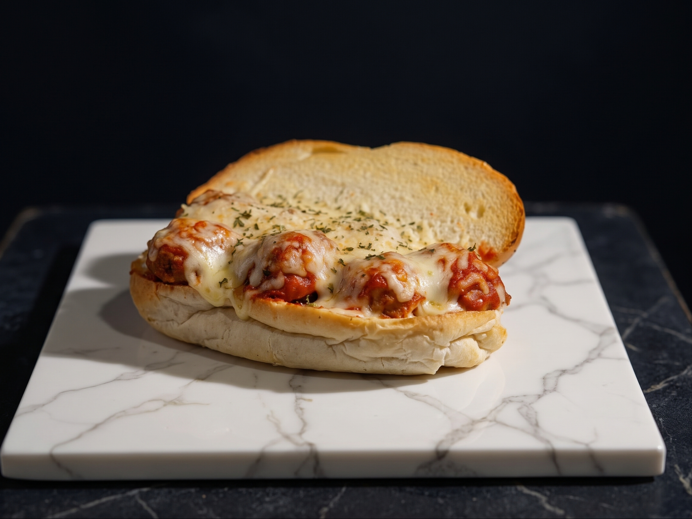 Meatball Marinara Sub.
