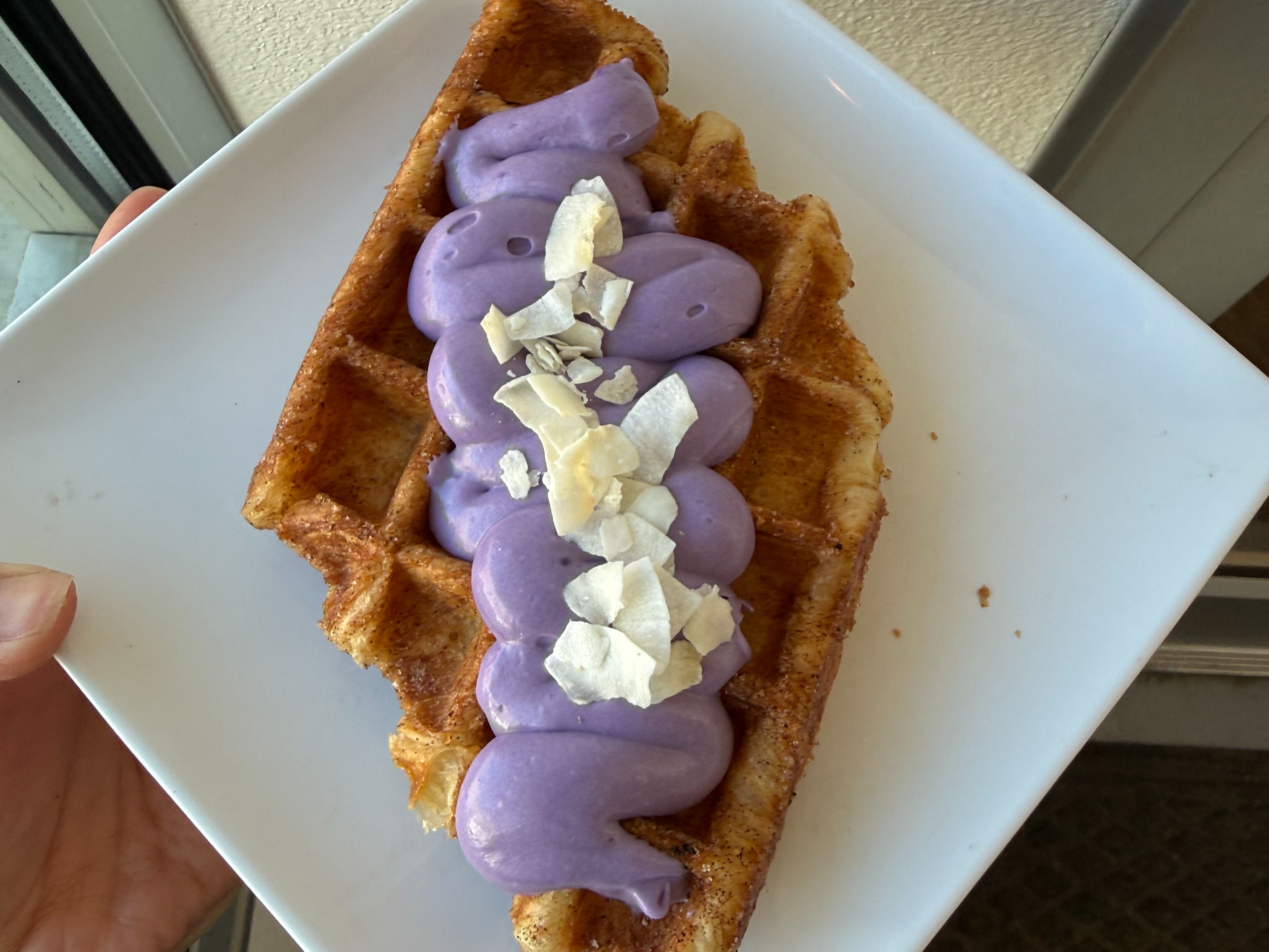 Ube Oreo Croffle