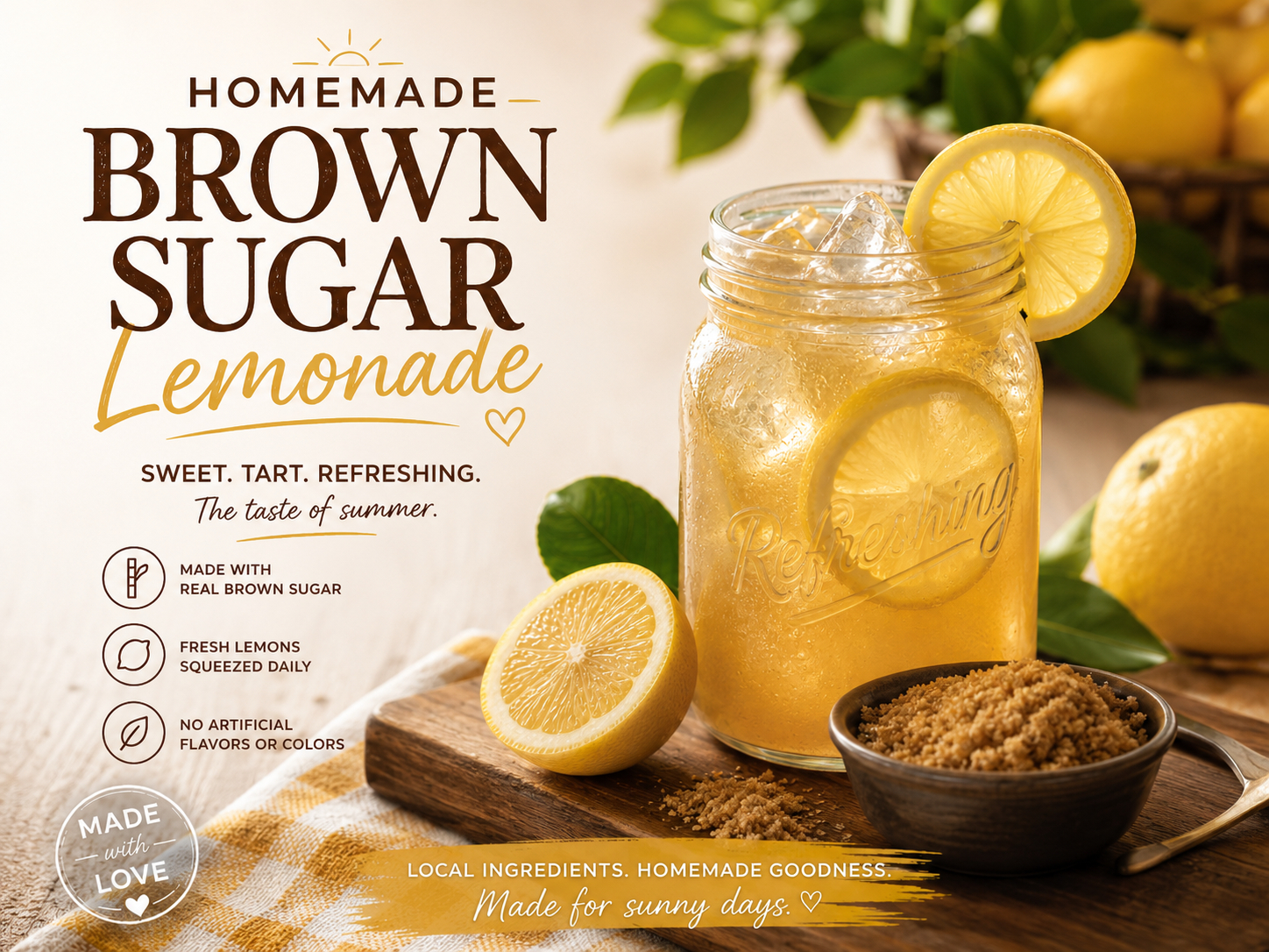 Brown Sugar Lemonade.