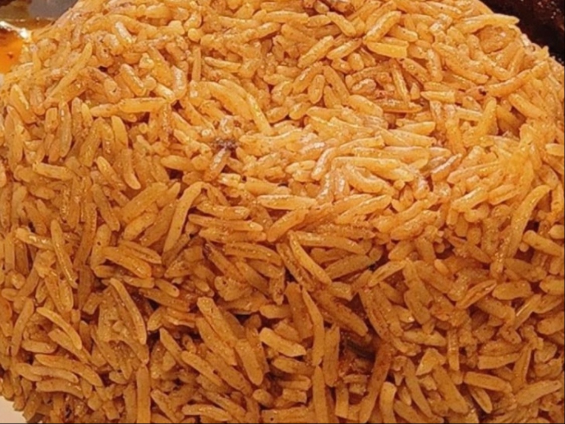 Safari Jollof Alone- No protein.