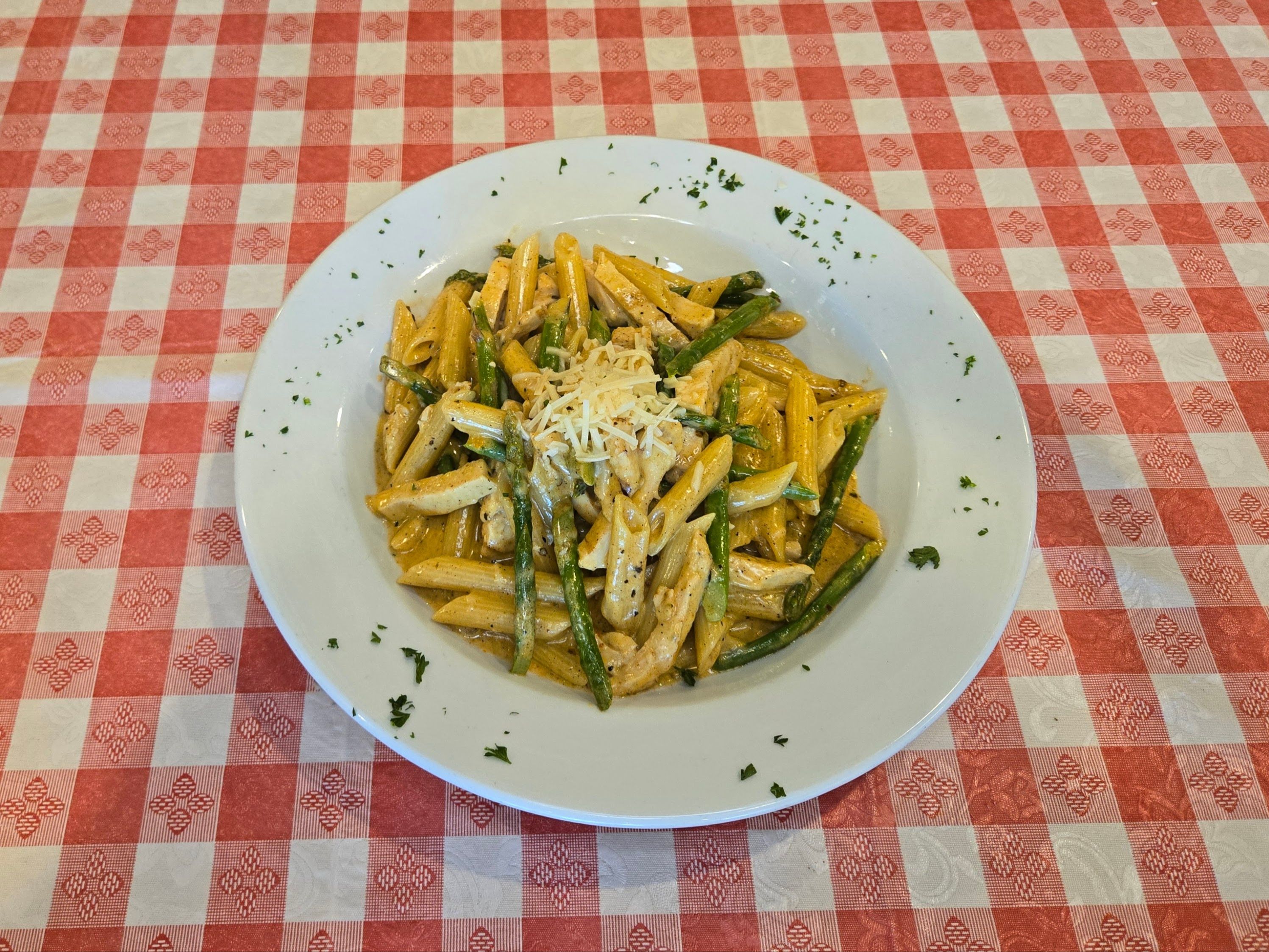 Cajun Chicken/Asparagus.