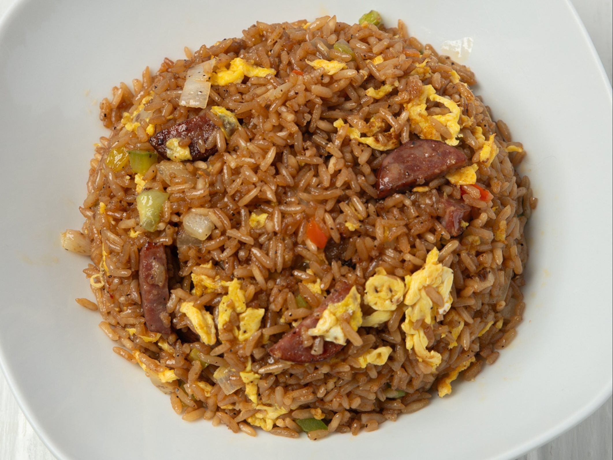 Sausage Cajun Fried Rice.