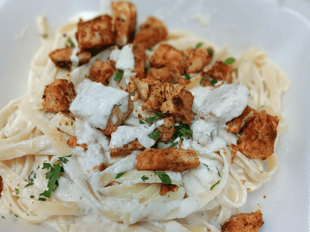 2 Cajun Chicken Alfredo for 15