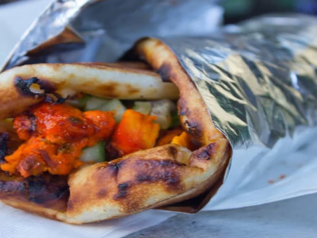 Chicken Tikka Roll.