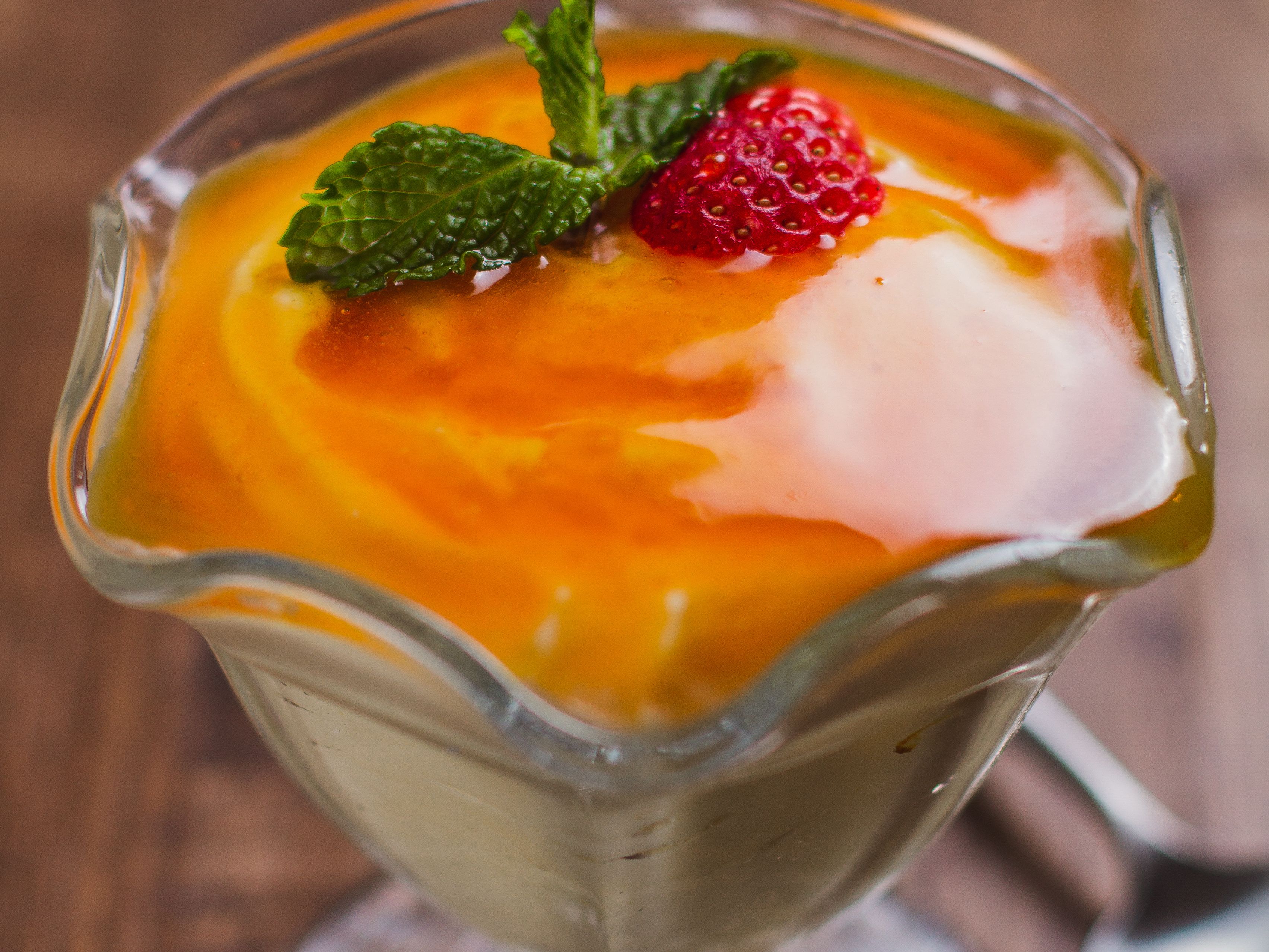 Passion Fruit Mousse.