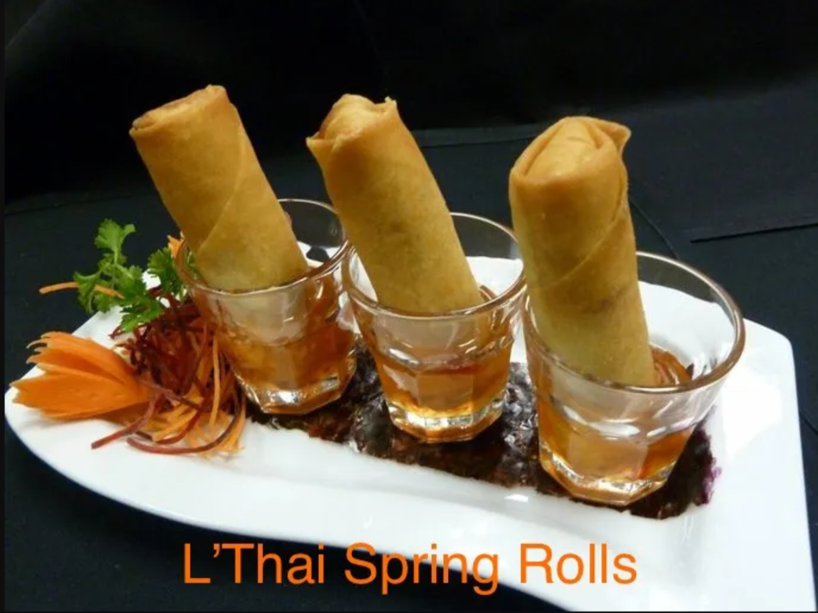 L'Thai Spring Rolls.