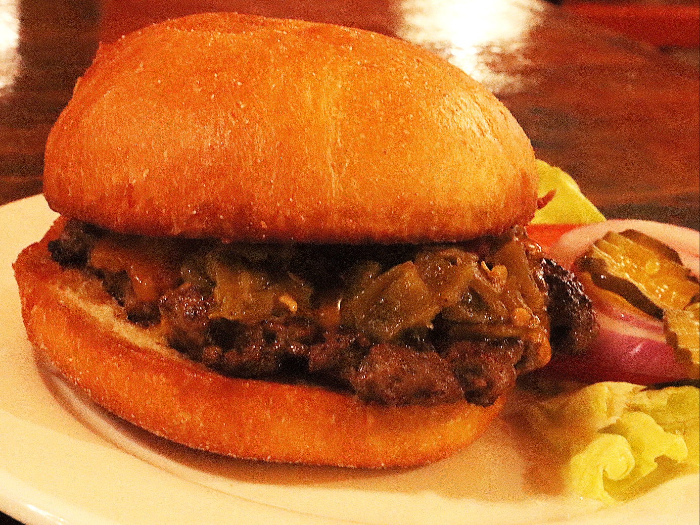 Green Chili Cheeseburger.