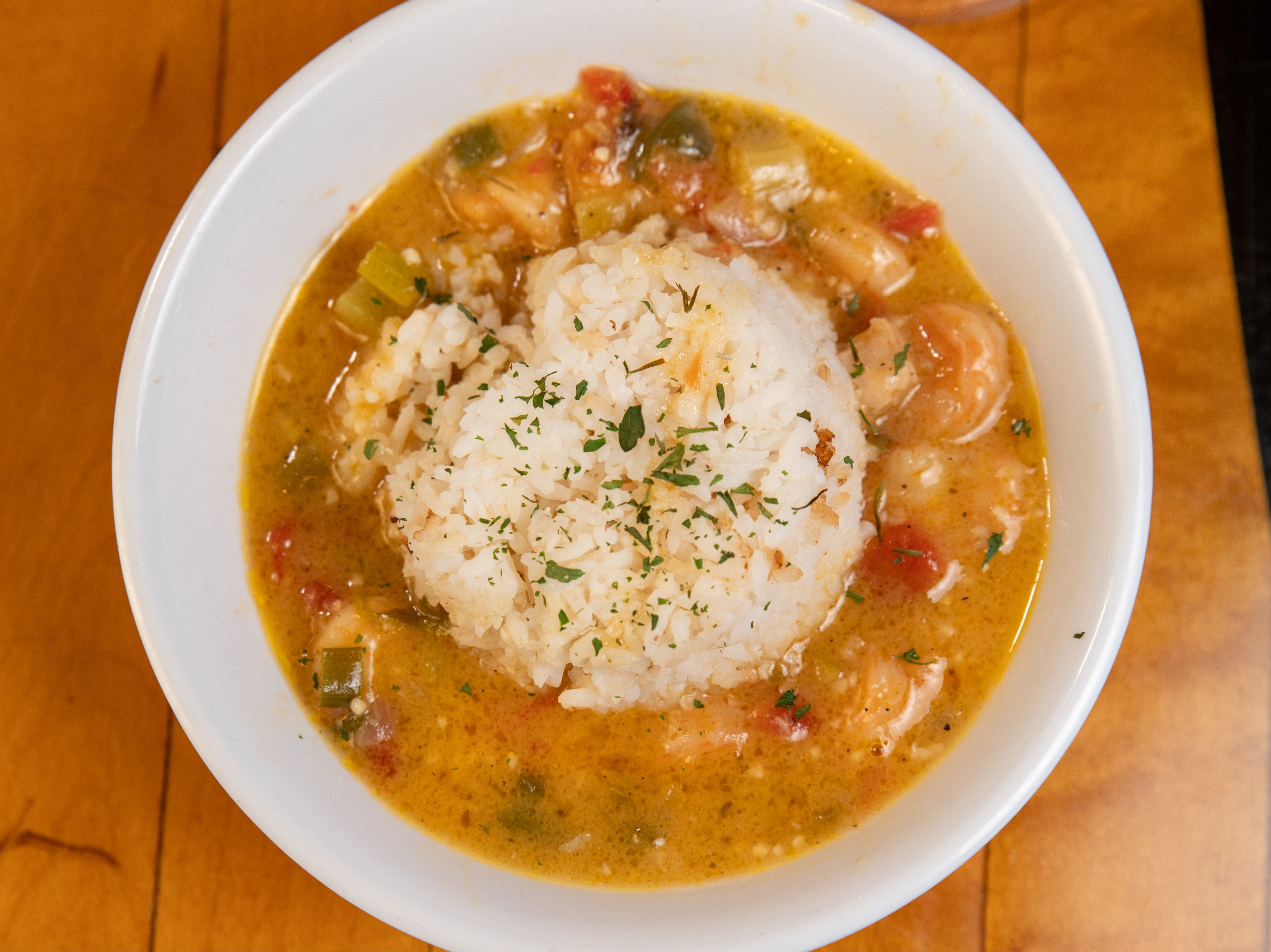 Shrimp Etouffee.