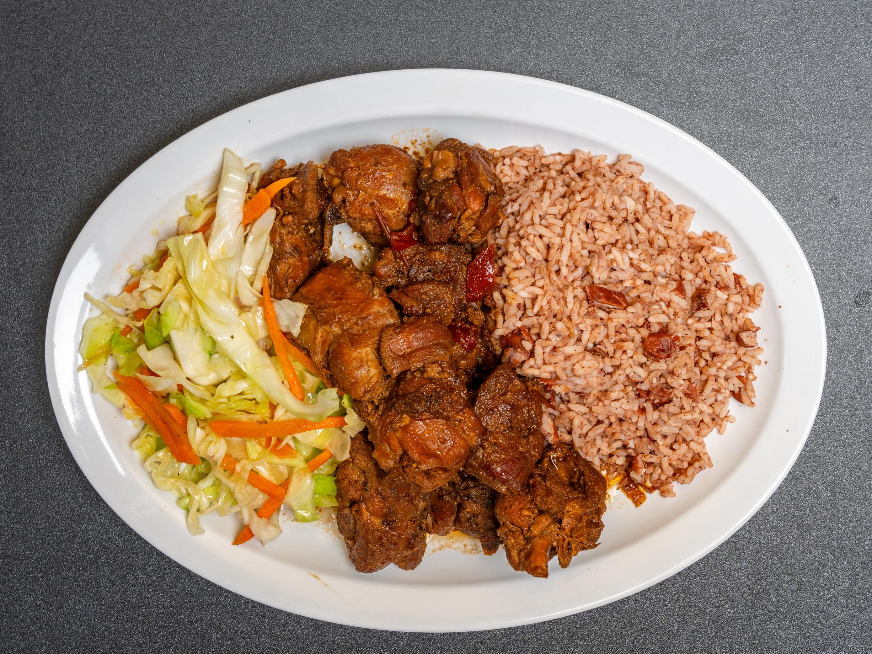 Brown Stew Chicken Lunch Special