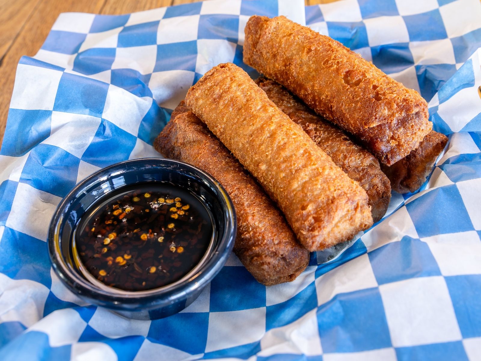 Cripsy Egg Rolls.
