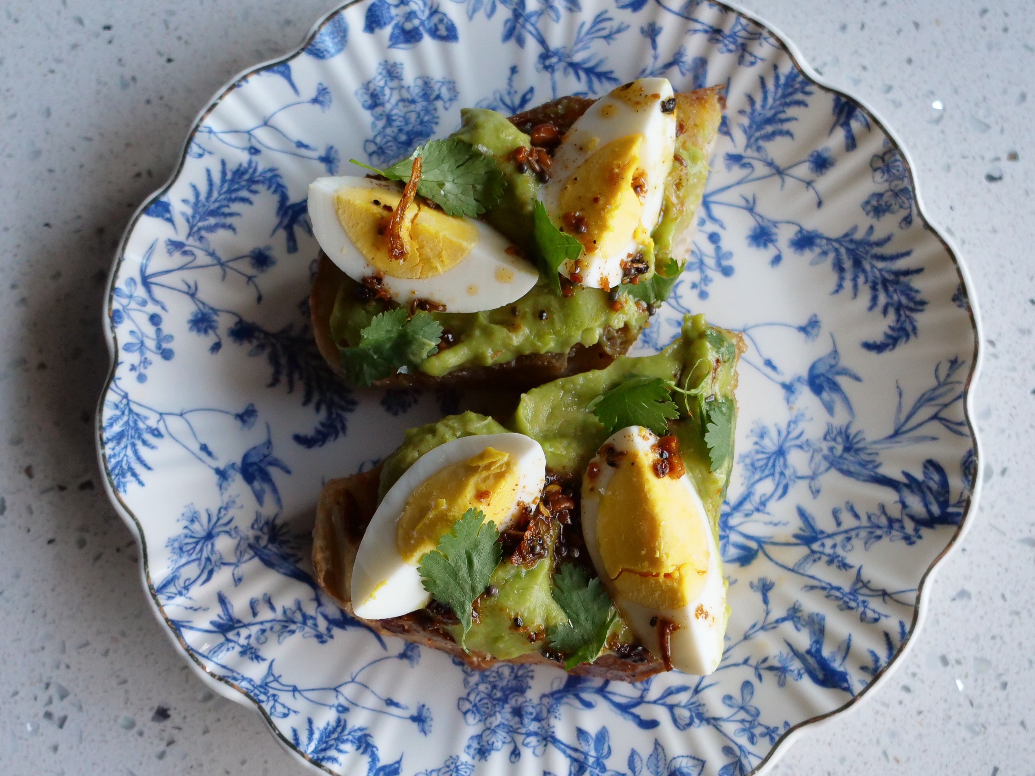 Avo-Egg Chili Crunch.