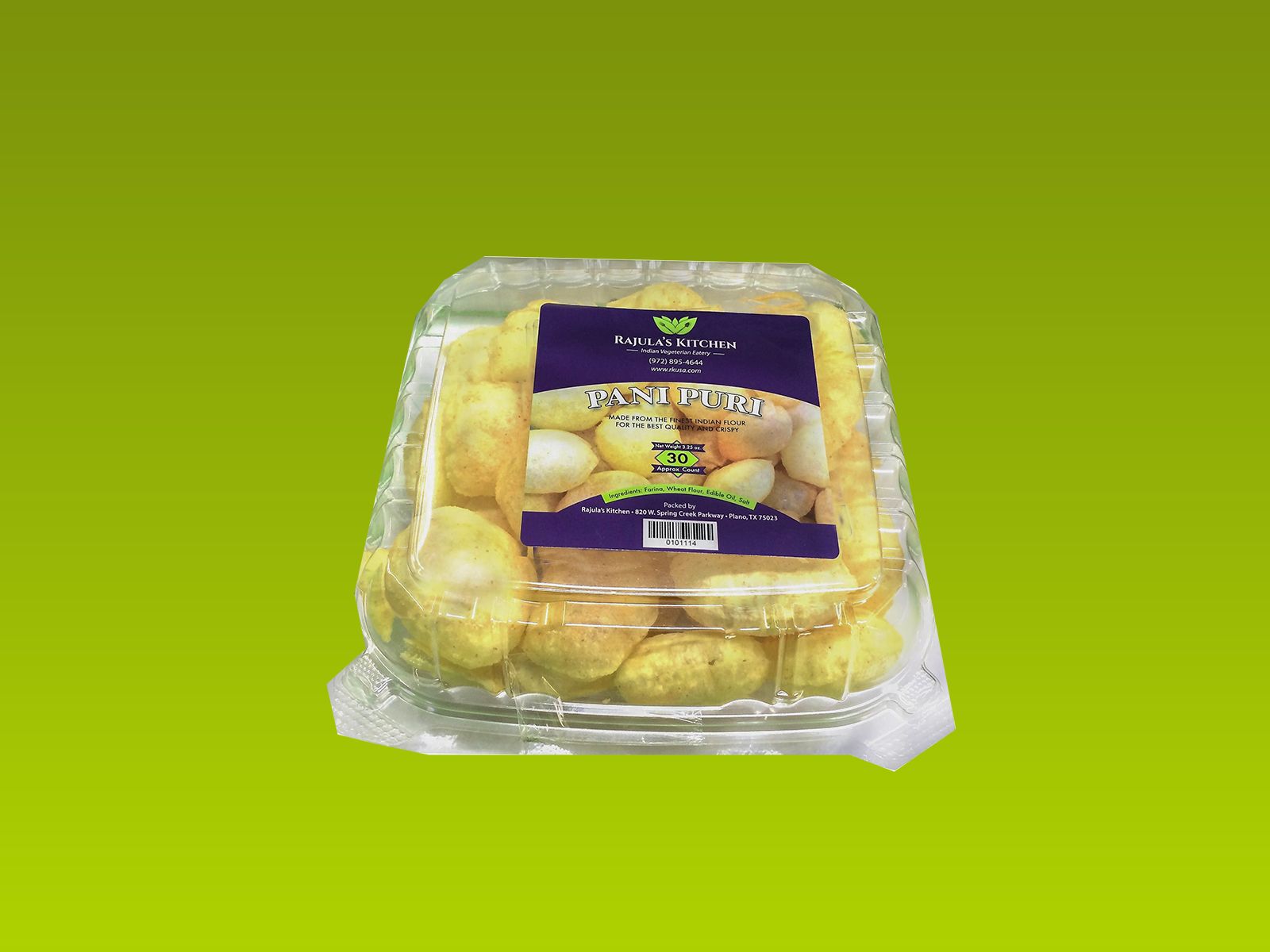 PANI PURI BOX.
