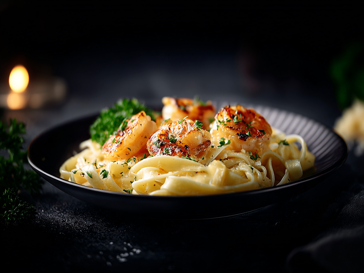 Kids Shrimp Pasta.