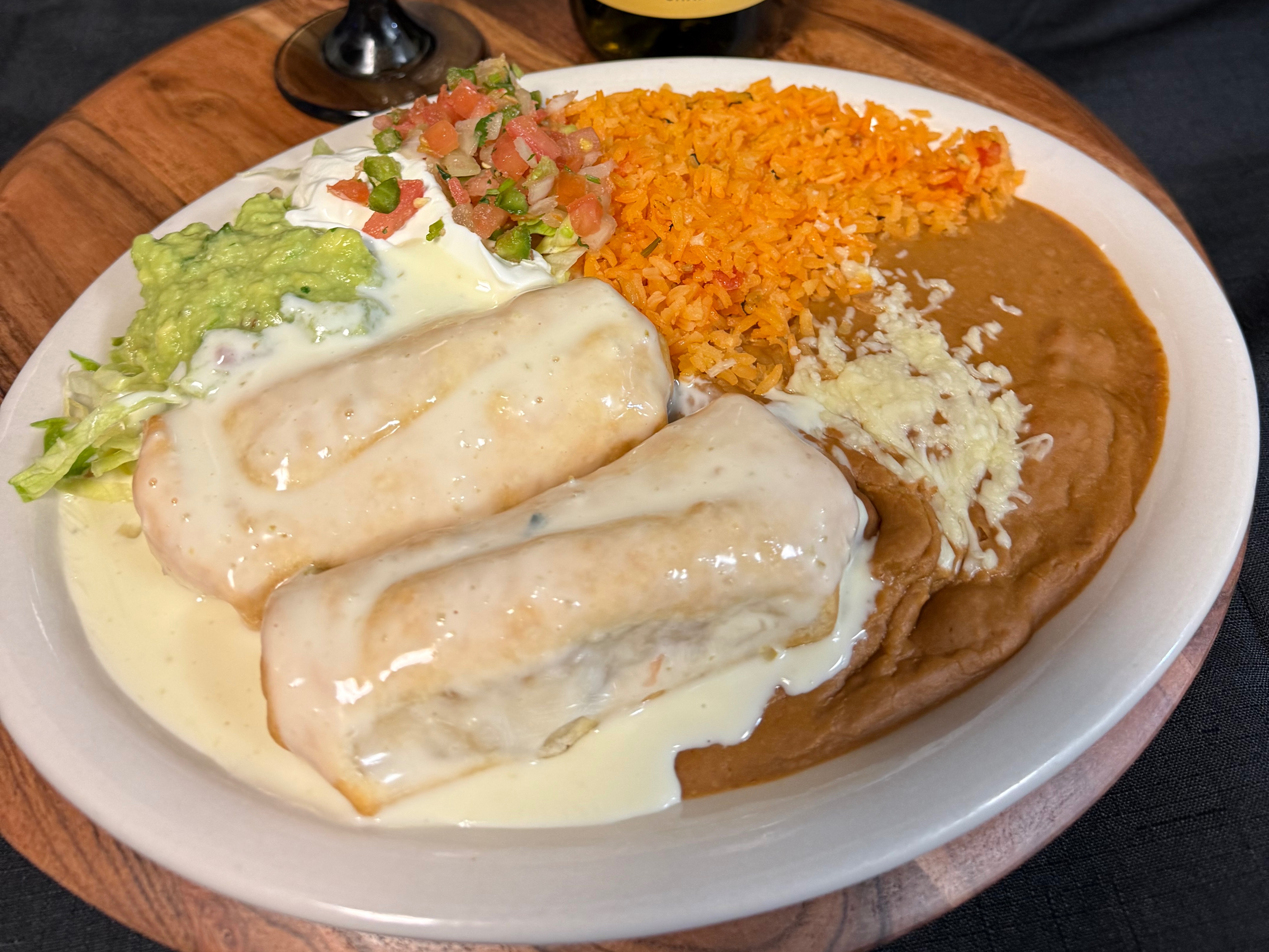 Shrimp Chimichanga.