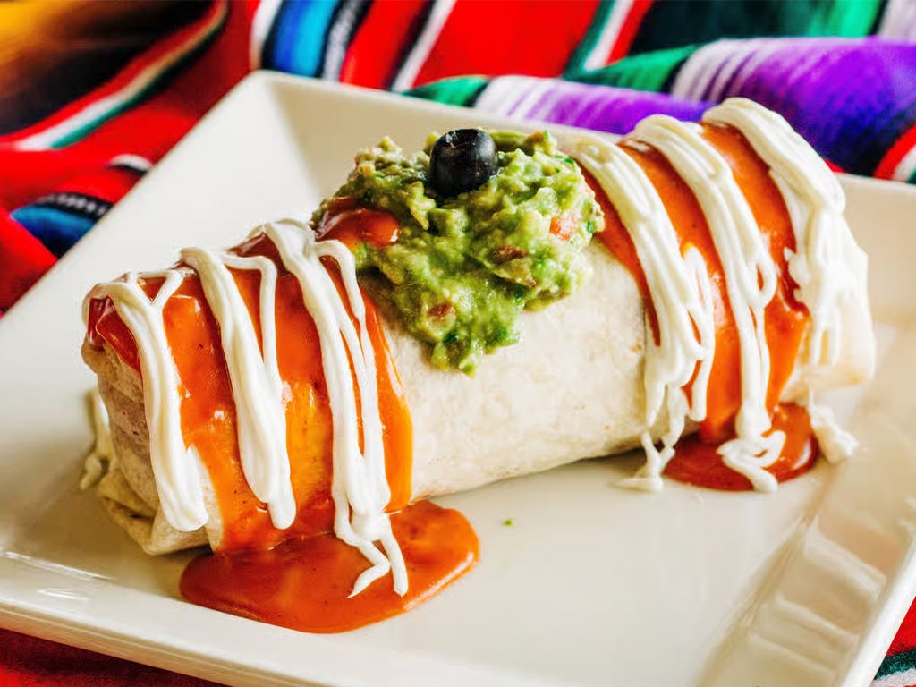 Sonora Veggie Burrito.